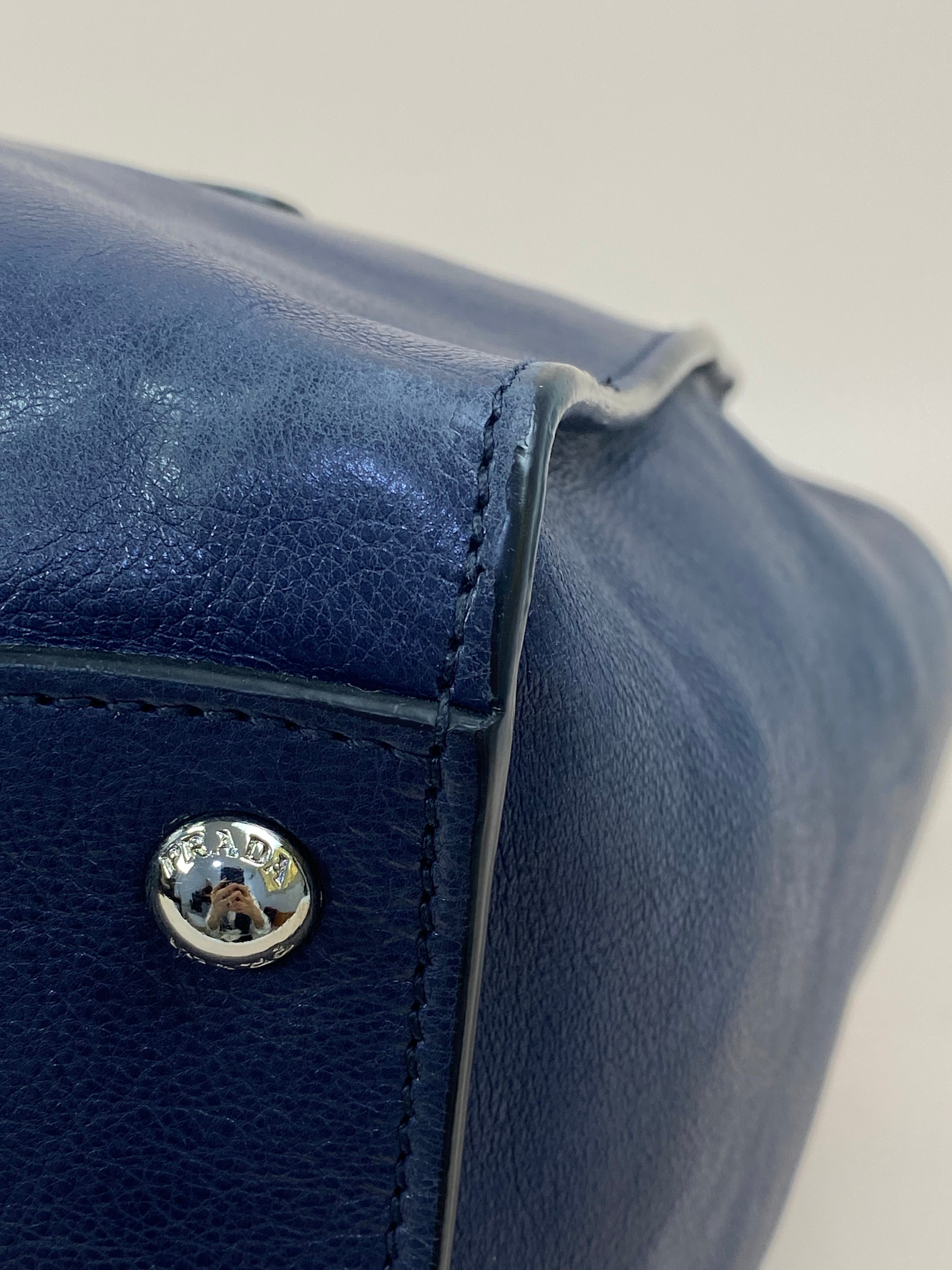 Prada Baltico Twin Pocket Double Handle Bag