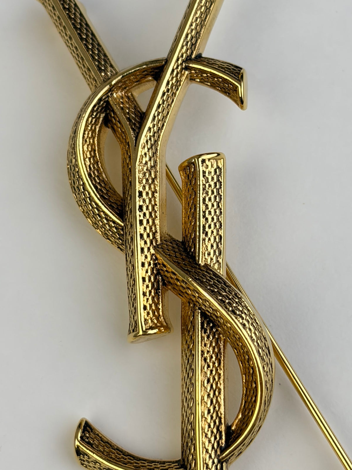YSL Cassandre snake brooch