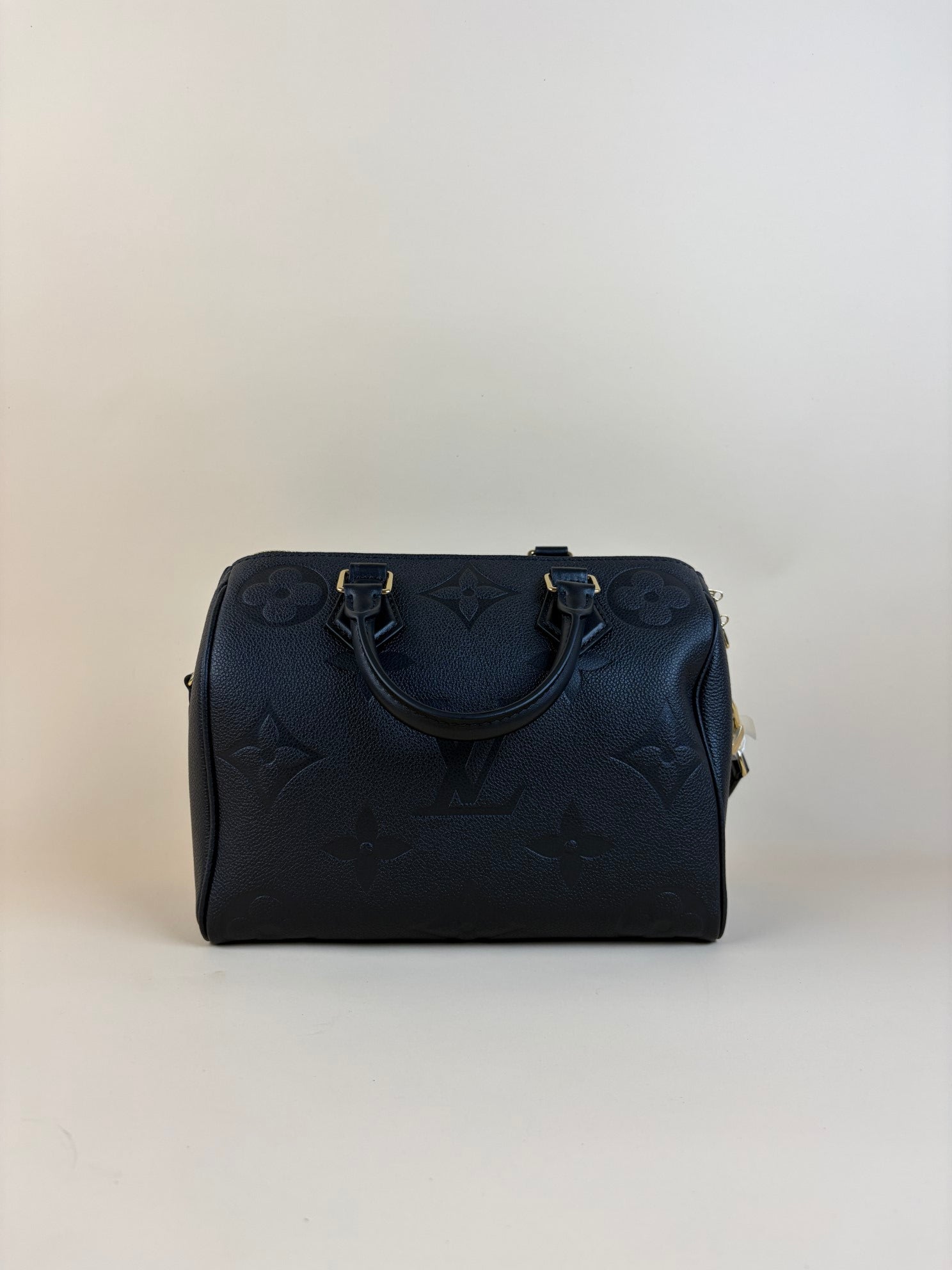 LOUIS VUITTON monogram EmpireNet black speedy bandoliered 25 bag