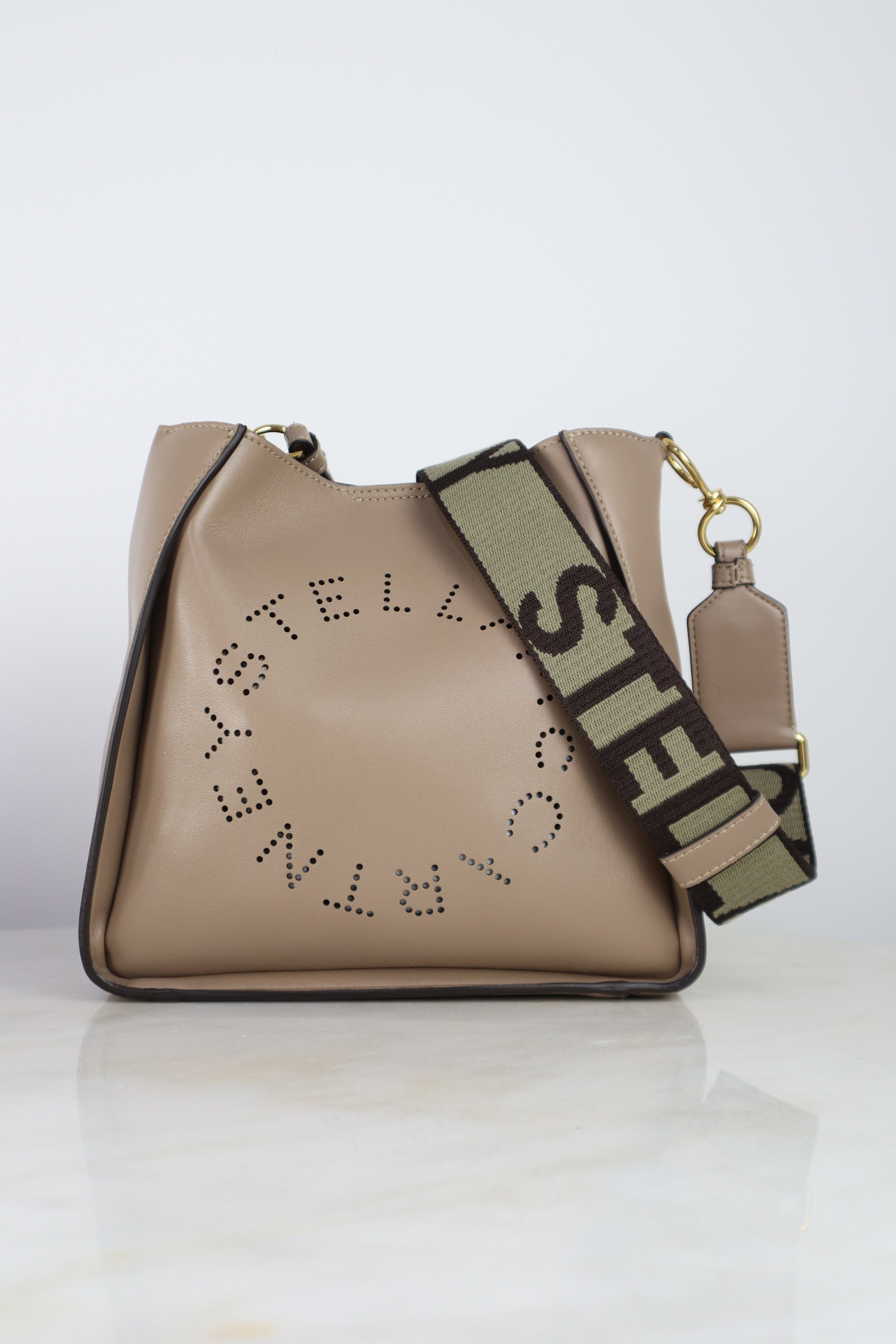 Stella Mccartney Caffe Logo Crossbody Bag-handbag-Stella Mccartney-The Closet Egypt