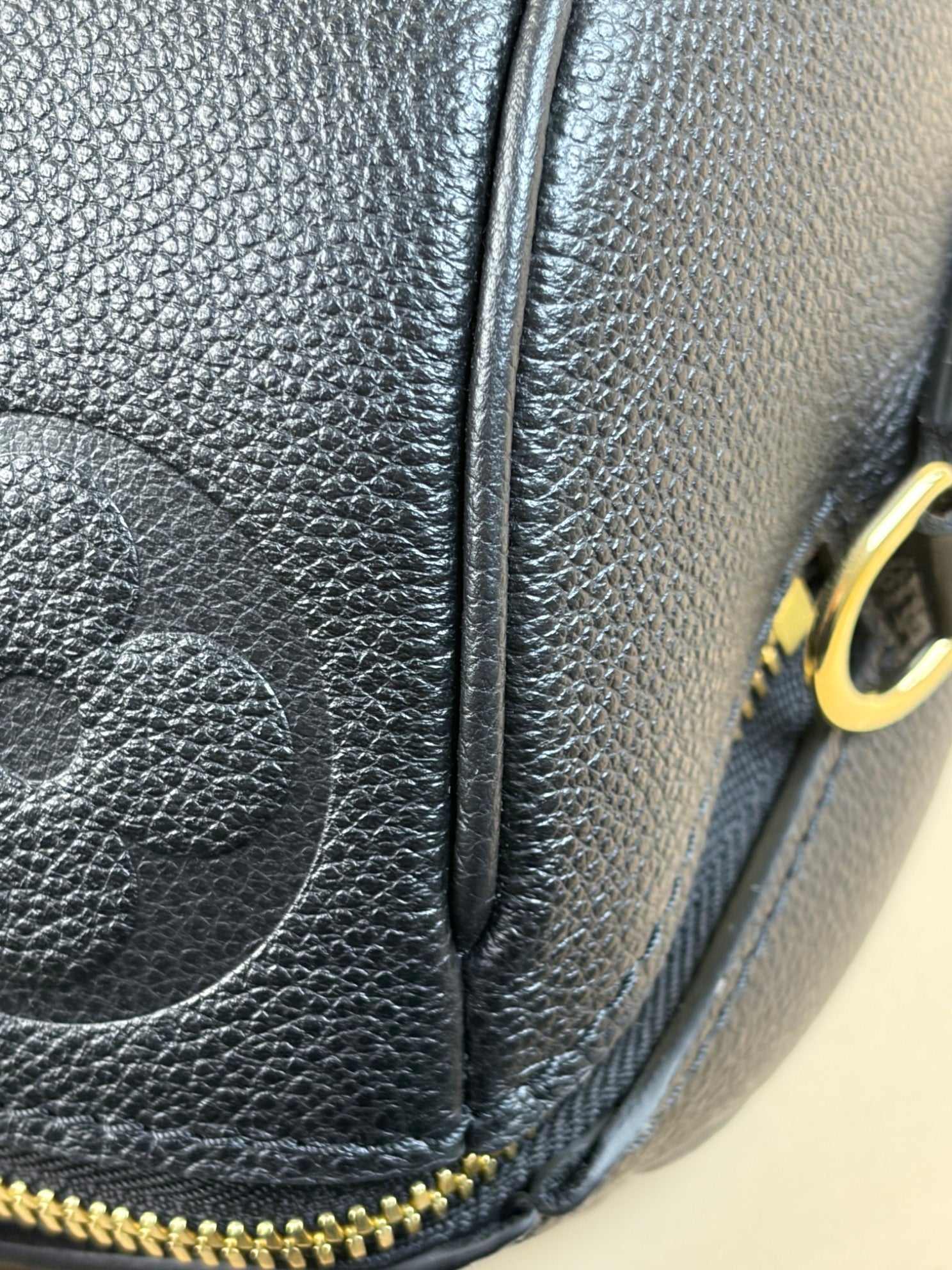 LOUIS VUITTON monogram EmpireNet black speedy bandoliered 25 bag