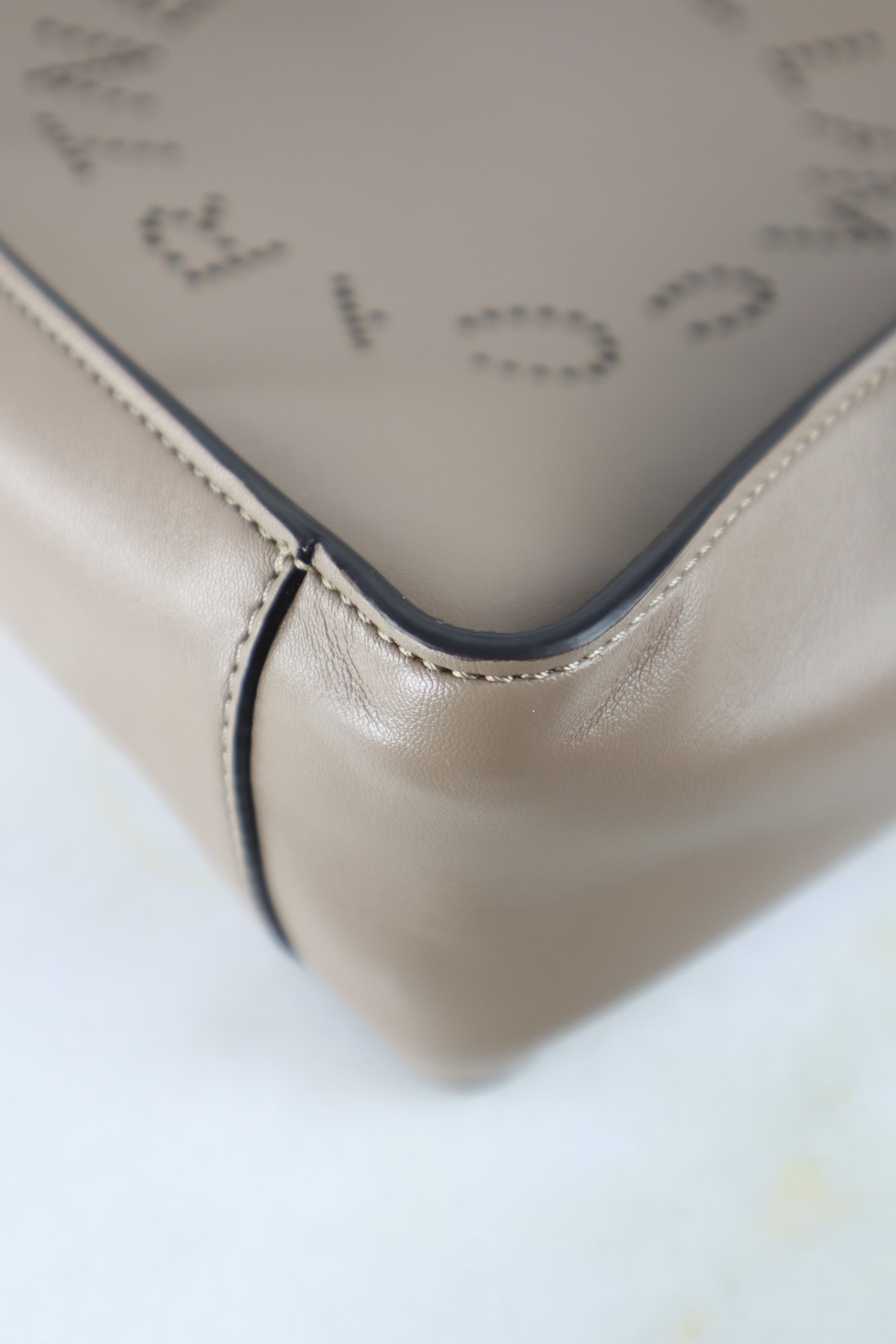 Stella Mccartney Caffe Logo Crossbody Bag