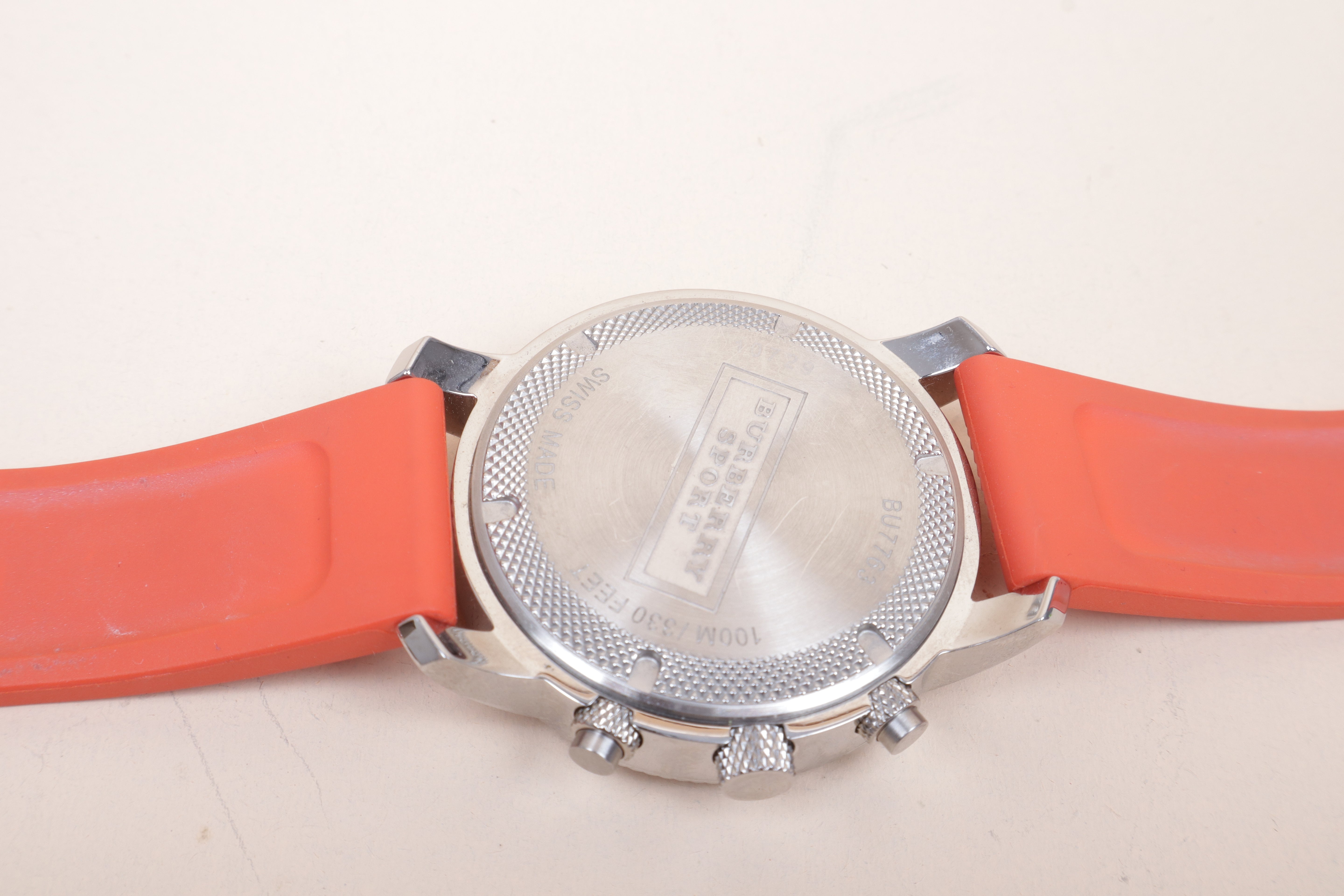 Burberry Stainless Steel Chronograph Sport Unisex Watch