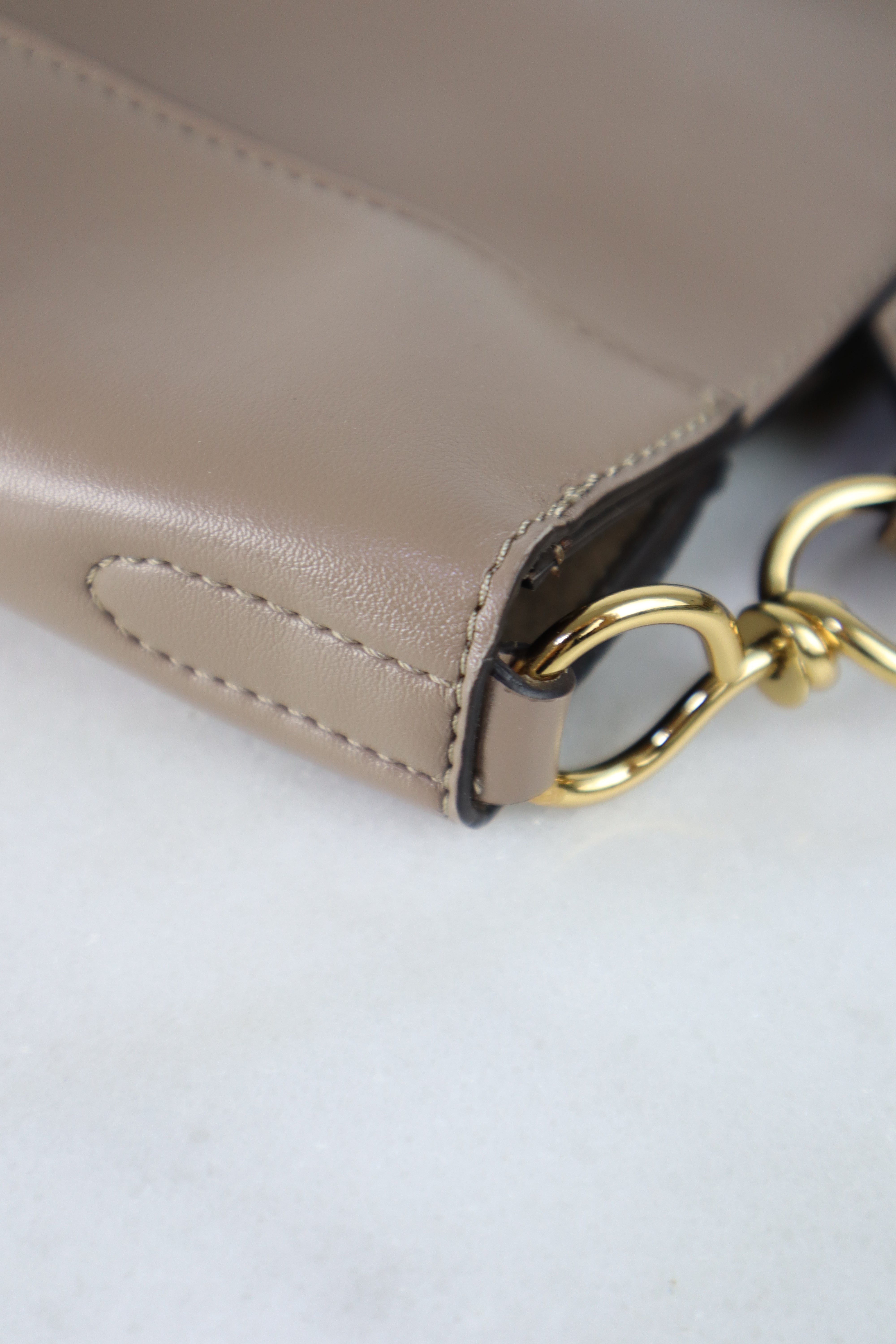 Stella Mccartney Caffe Logo Crossbody Bag