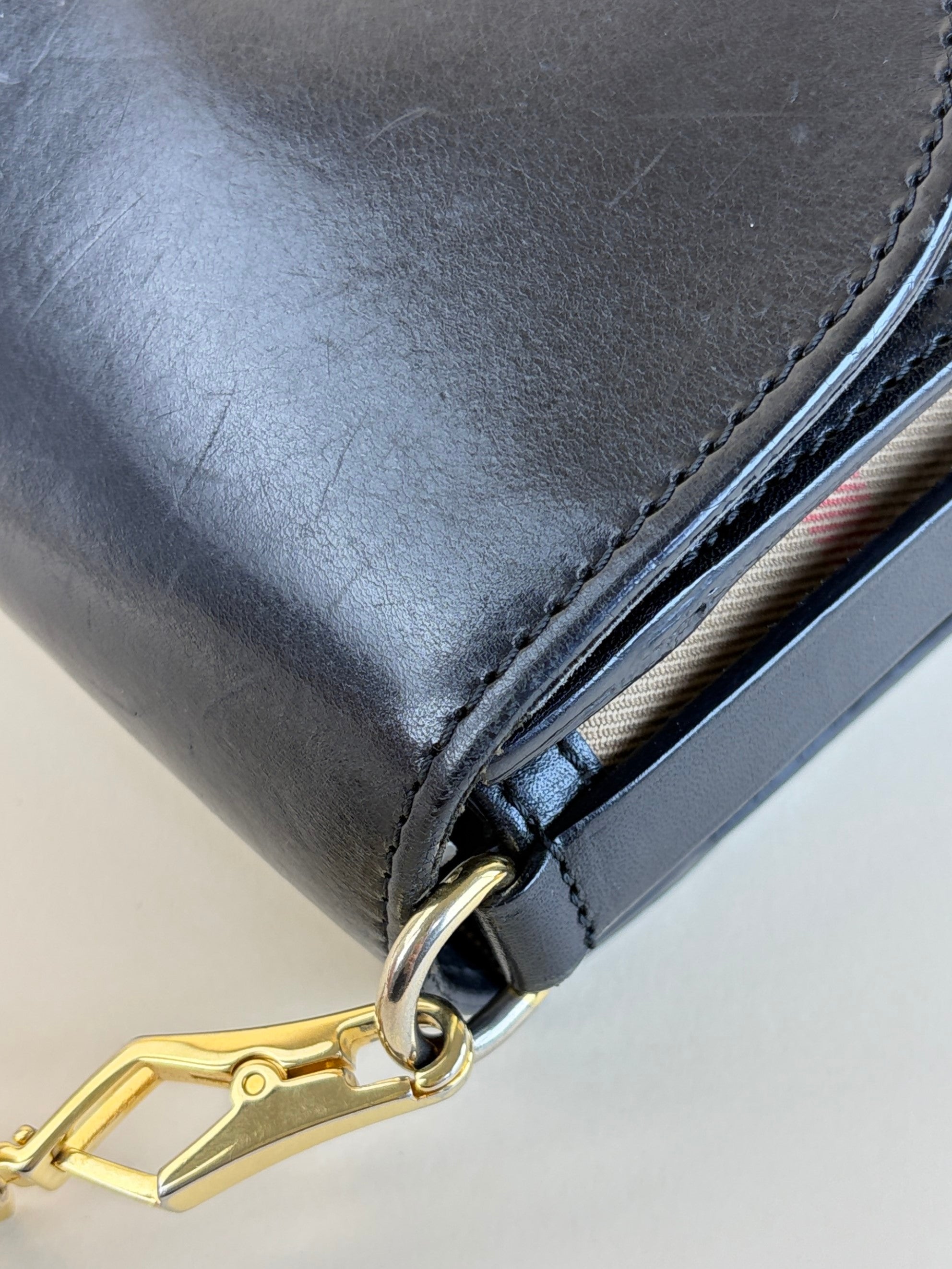 Burberry Black House Check abbot shoulder