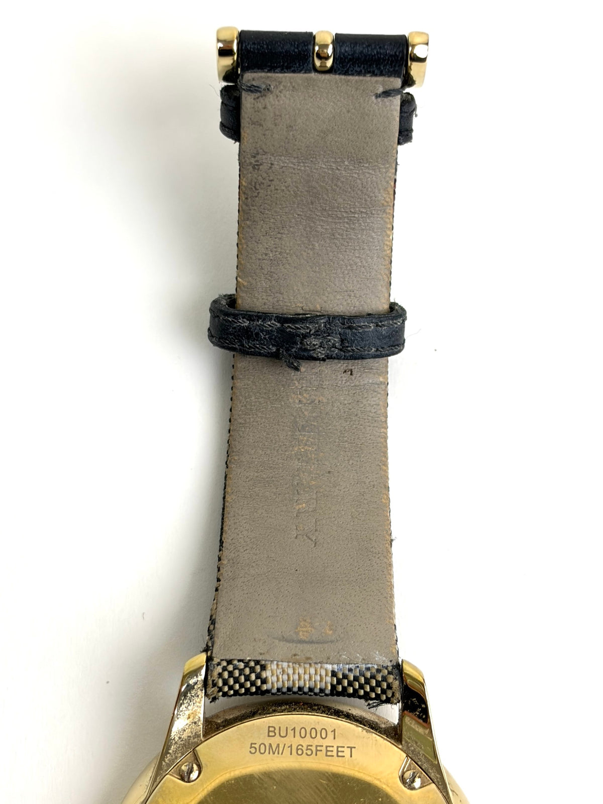 Burberry Stainless Steel case Honey Check fabric wristwatch
