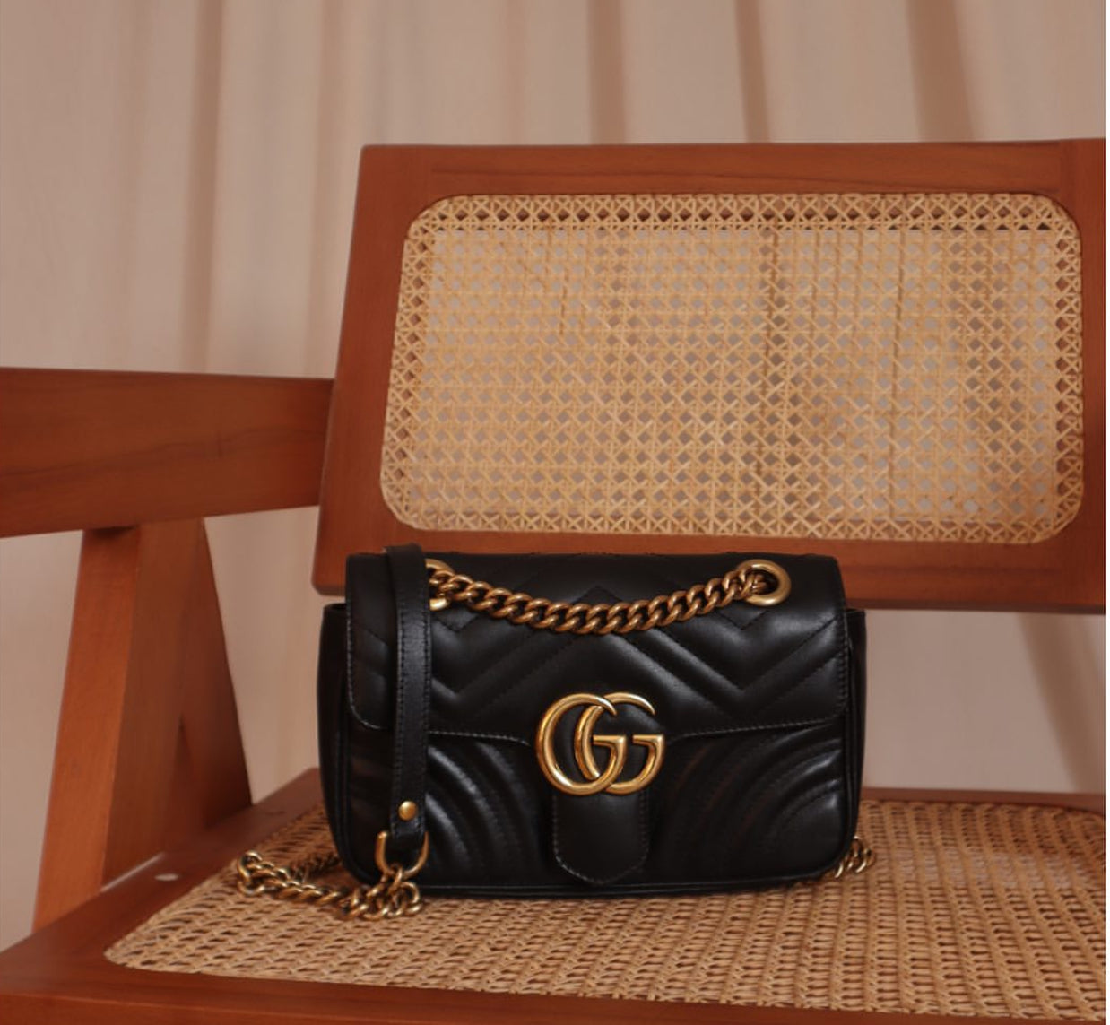 Gucci Black Marmont Mini Bag