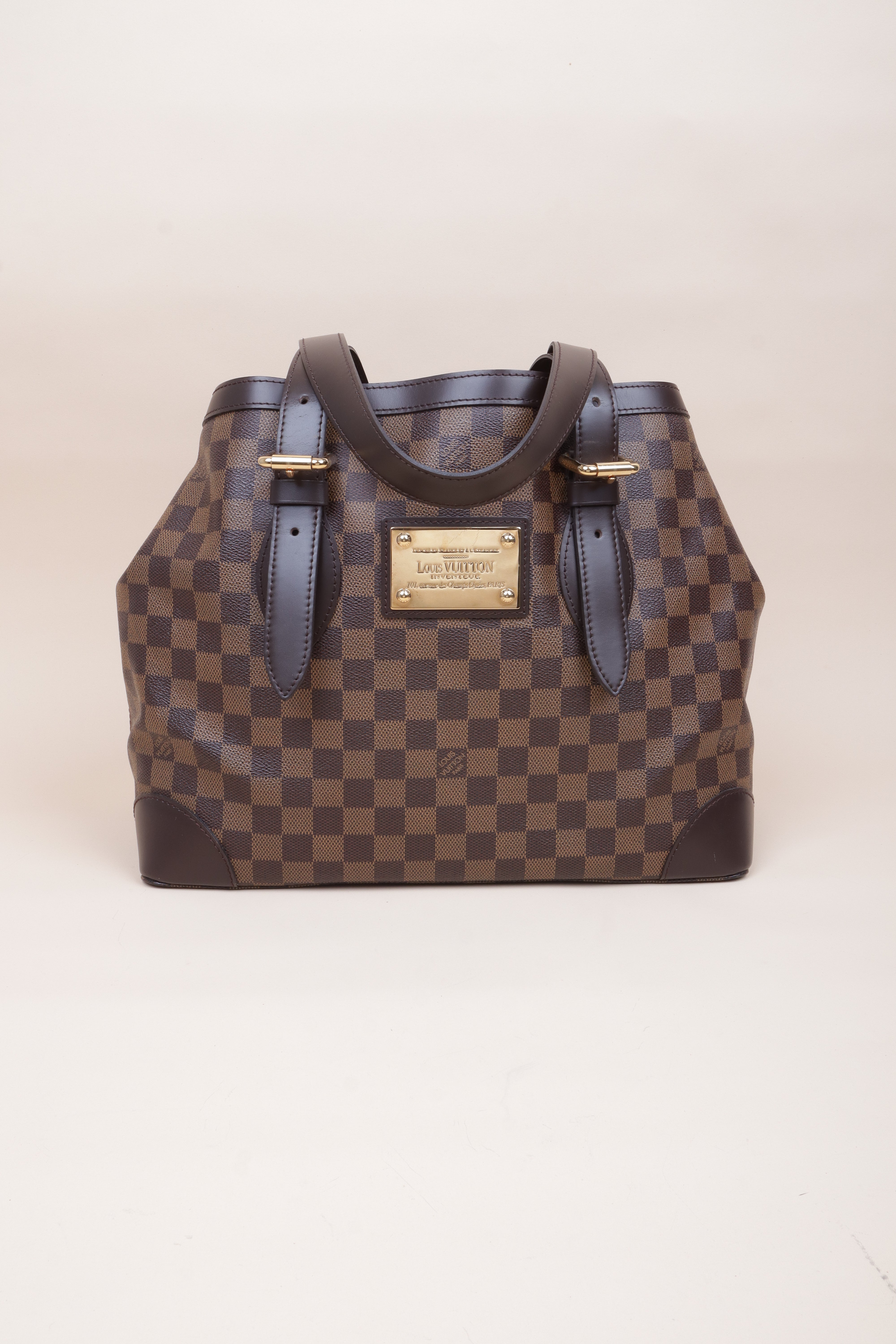 Louis Vuitton Damier Ebene Hampstead MM Shoulder Bag