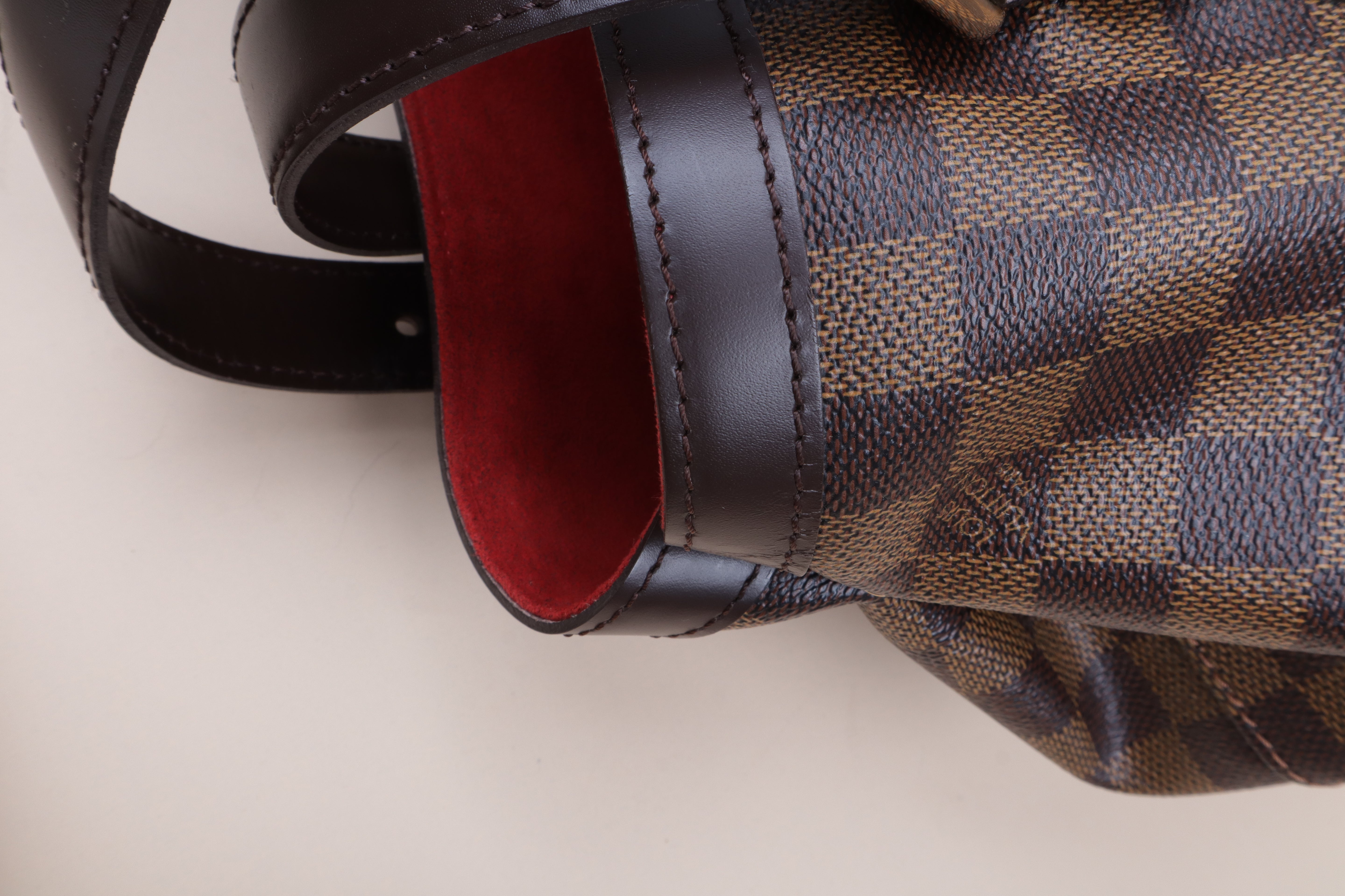Louis Vuitton Damier Ebene Hampstead MM Shoulder Bag