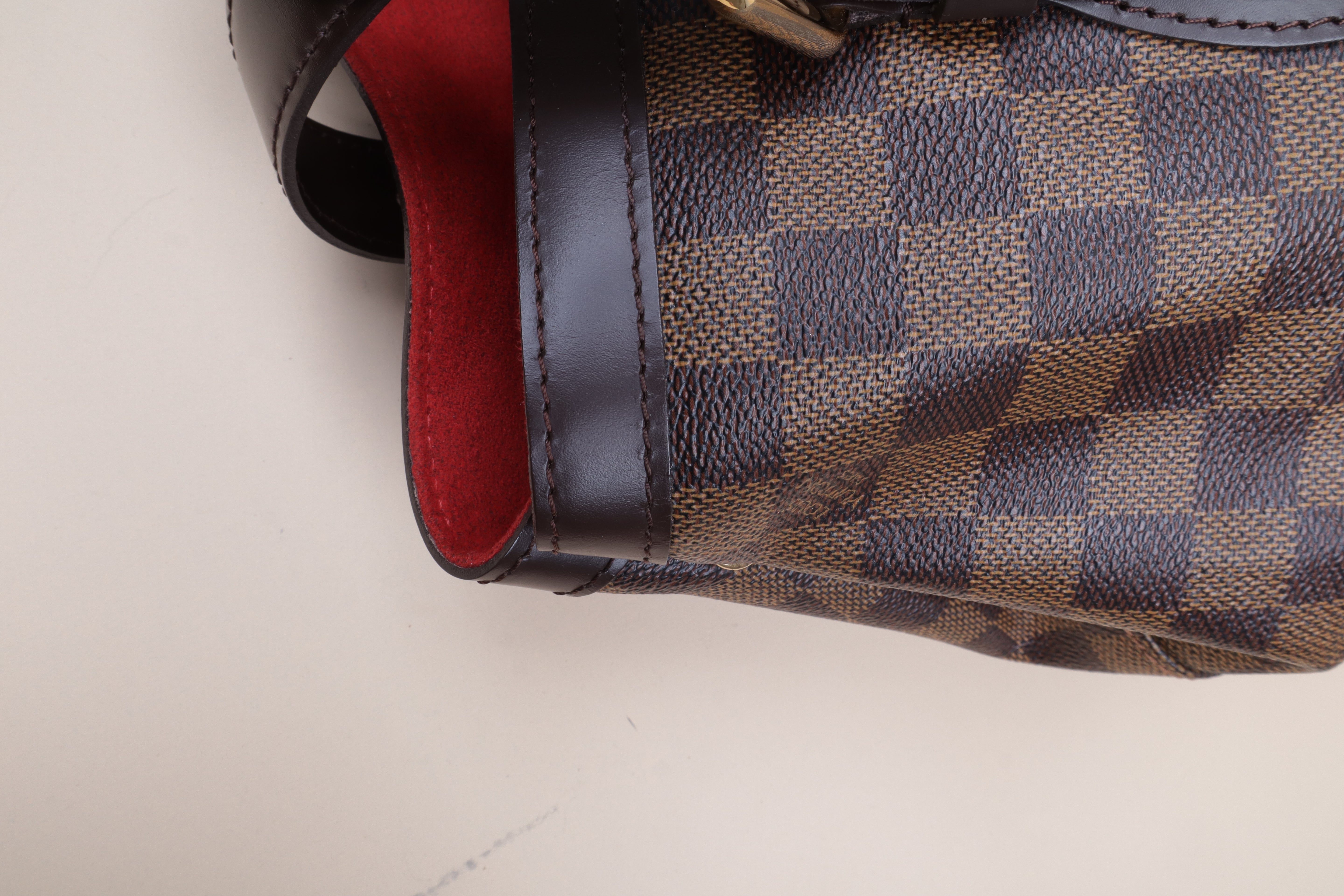 Louis Vuitton Damier Ebene Hampstead MM Shoulder Bag