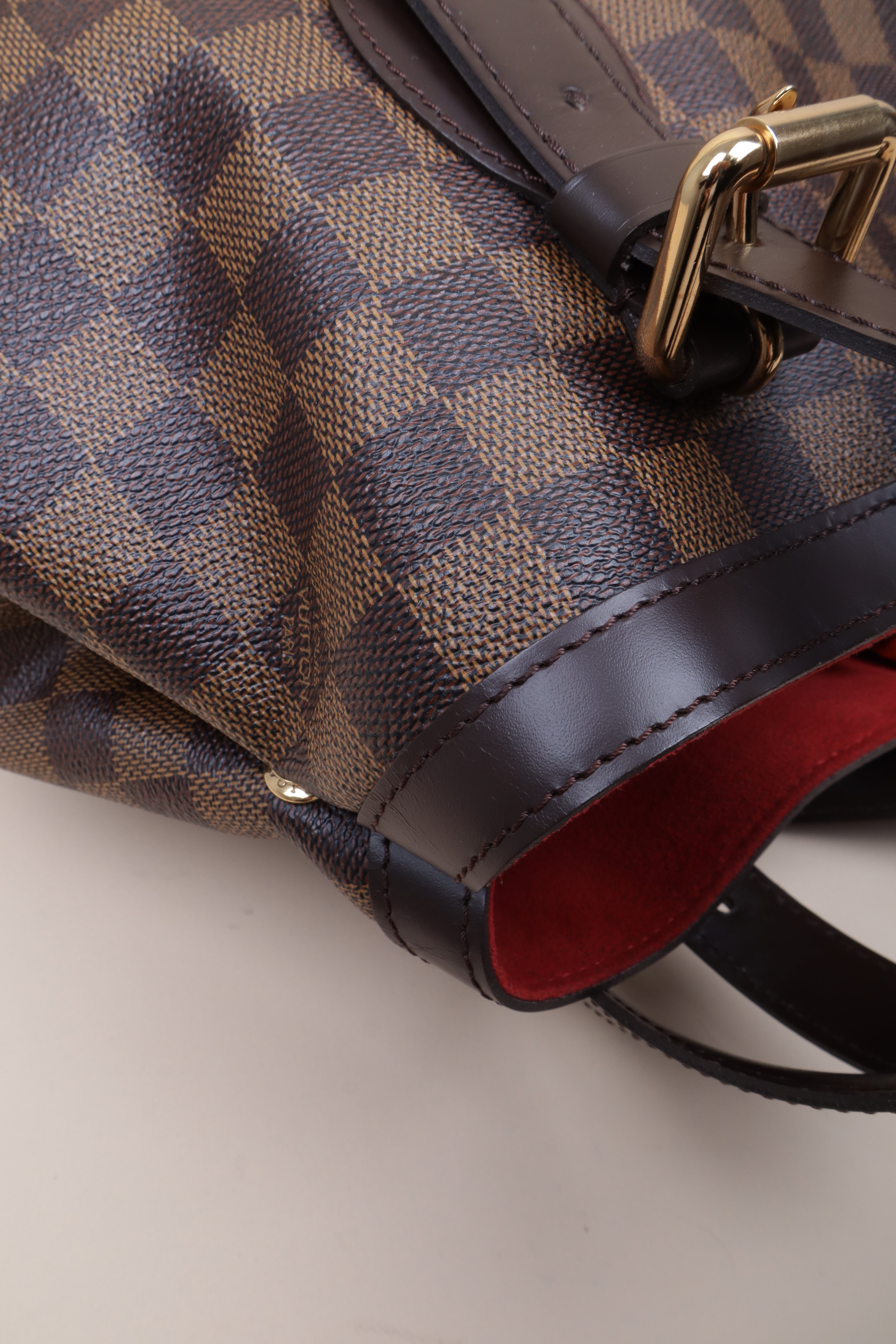 Louis Vuitton Damier Ebene Hampstead MM Shoulder Bag