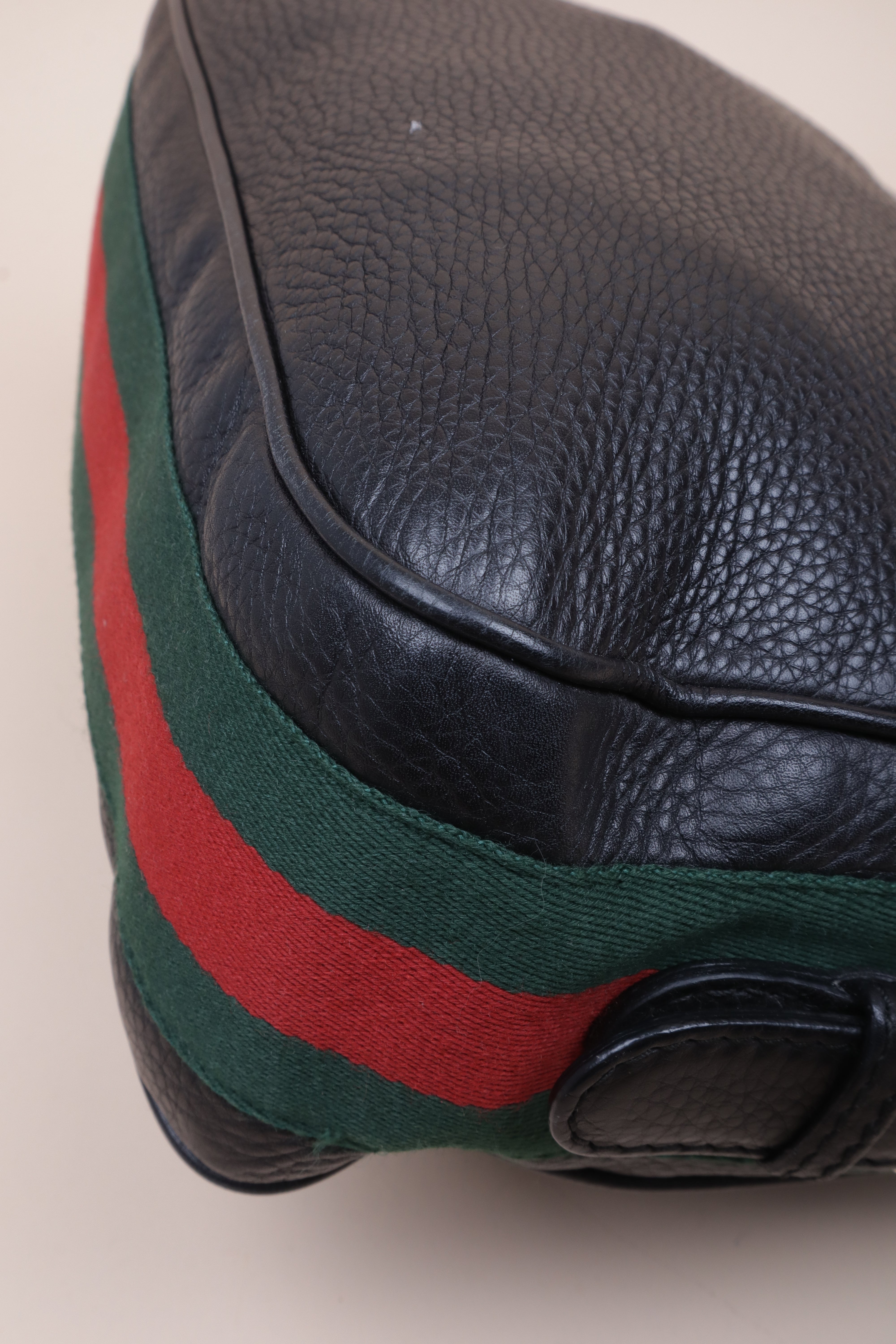 Gucci Black Ophidia Heritage Horsebit Hobo Bag