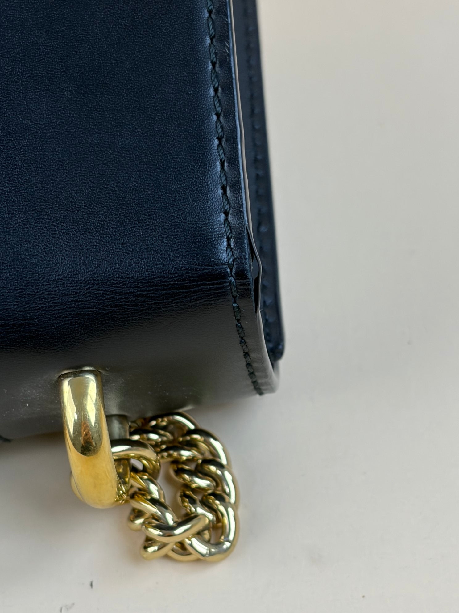 Gucci Black Sylvie mini chain web Ophidia