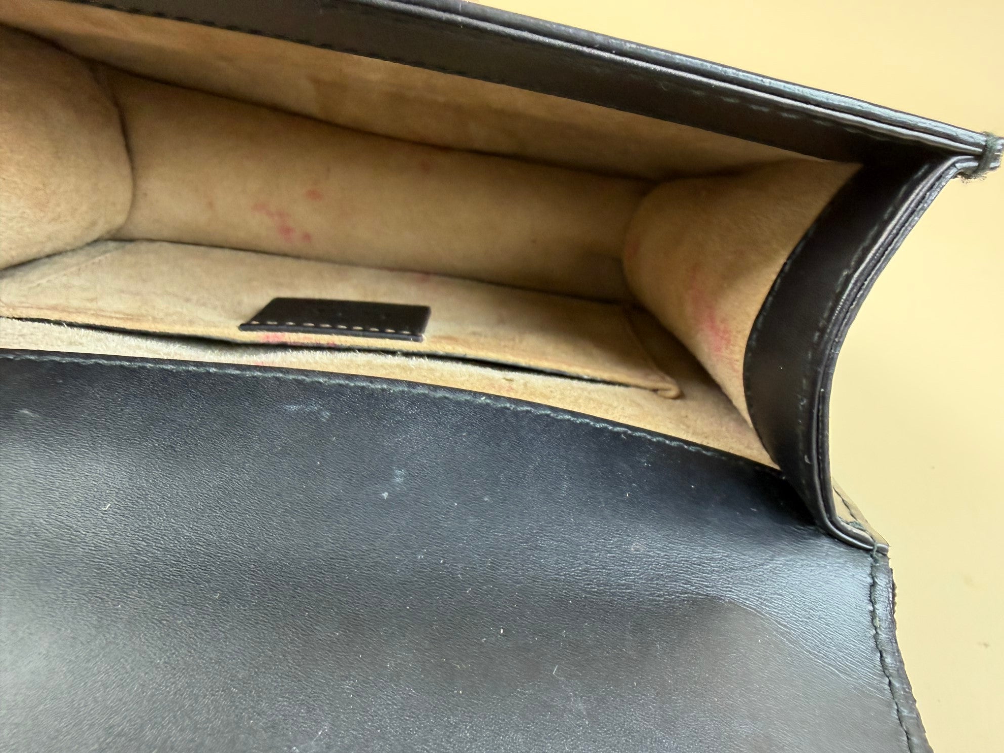 Gucci Black Sylvie mini chain web Ophidia