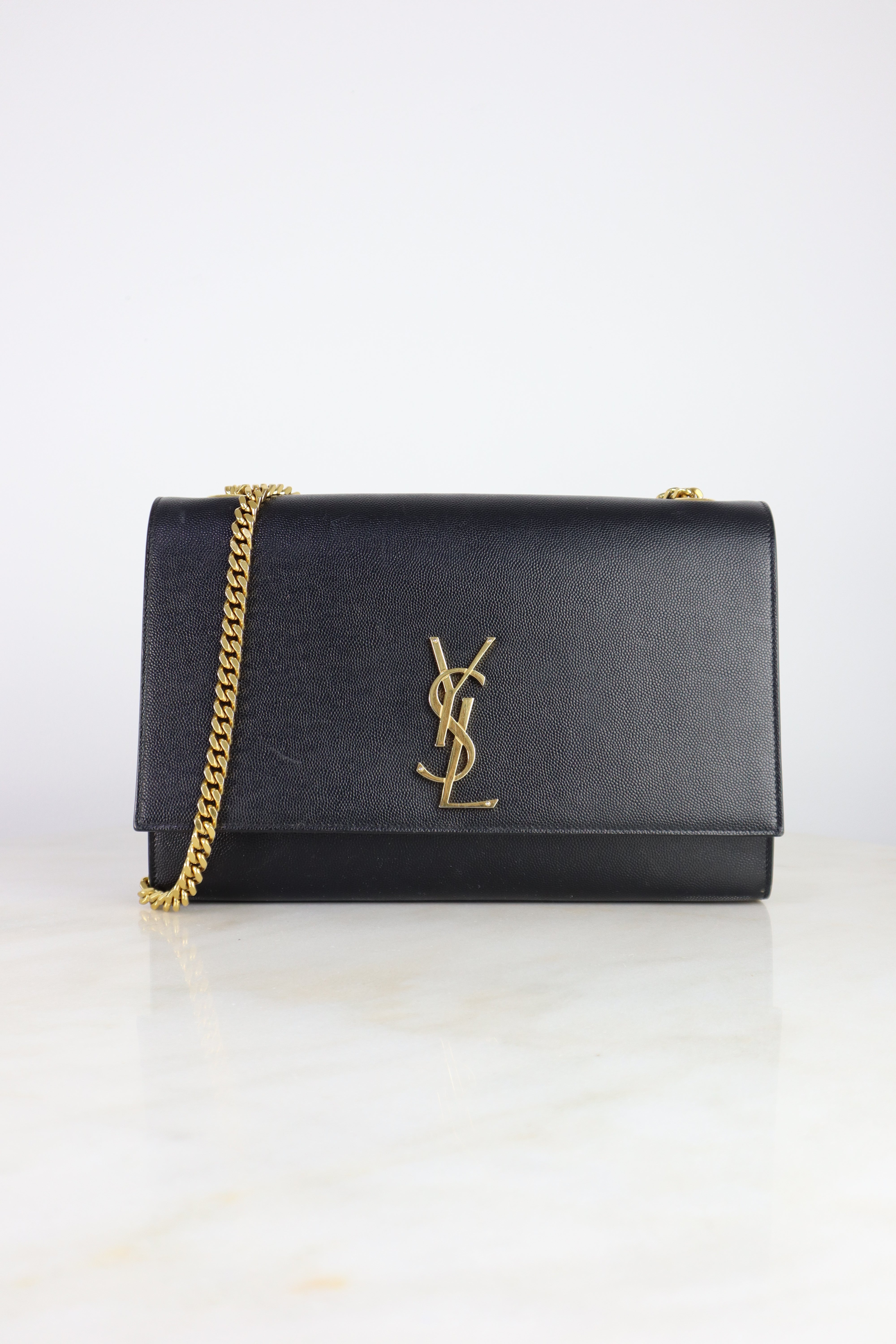 YSL Black Kate Medium Bag