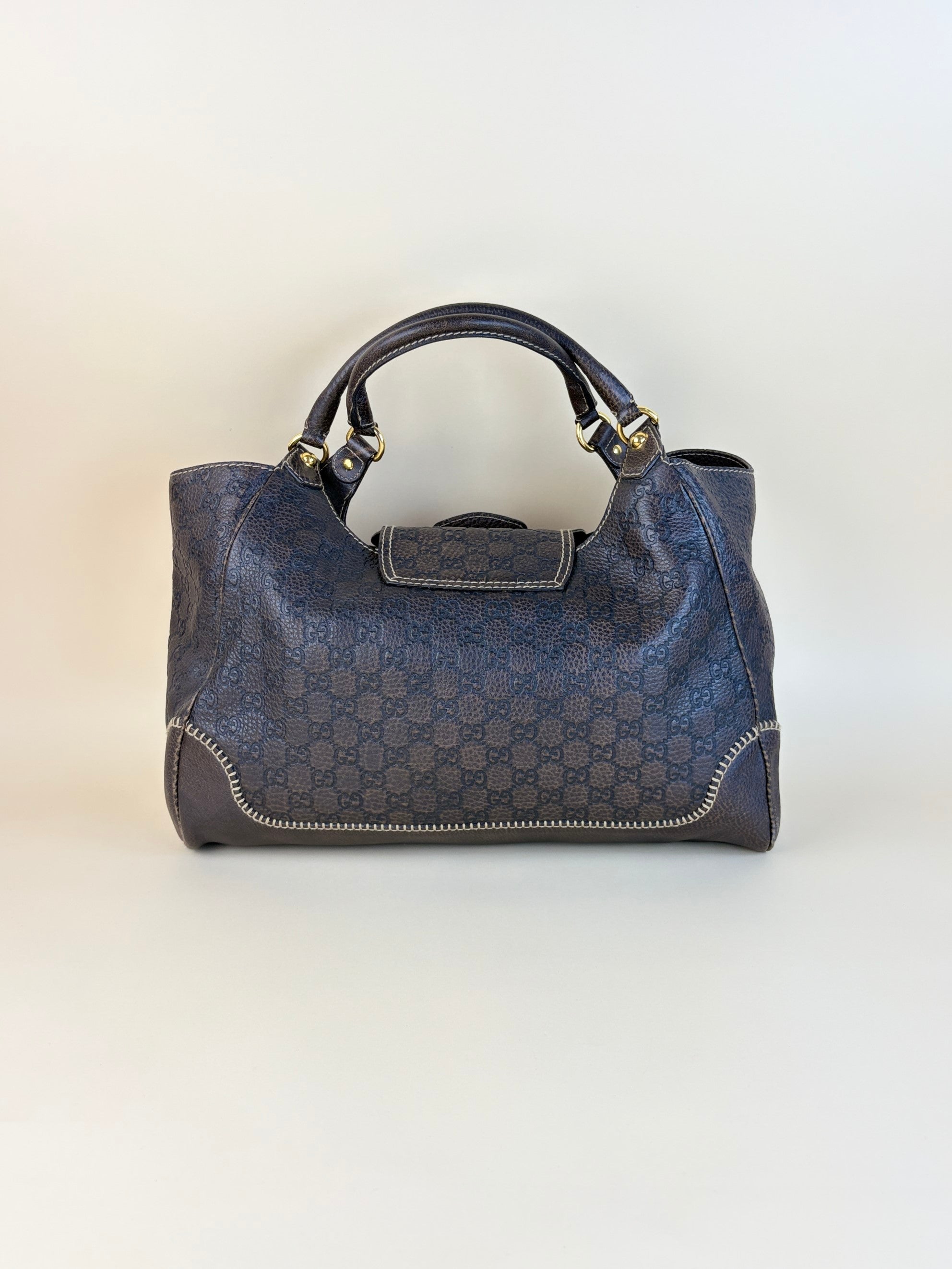 Gucci Brown Guccissima Pelham Shoulder Bag