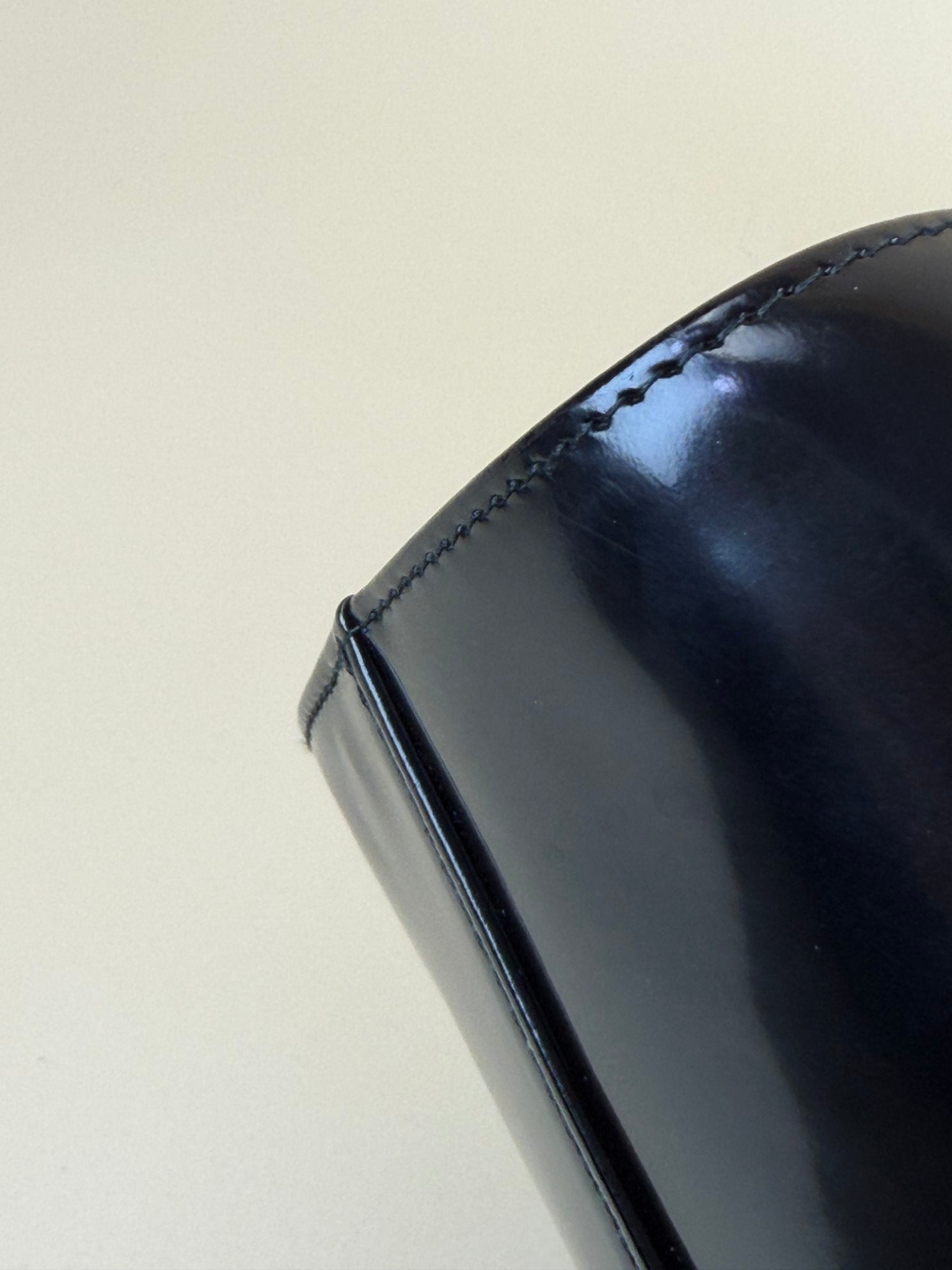 Christian Dior Black Vintage Lady Dior large Bag with Transparent Handle