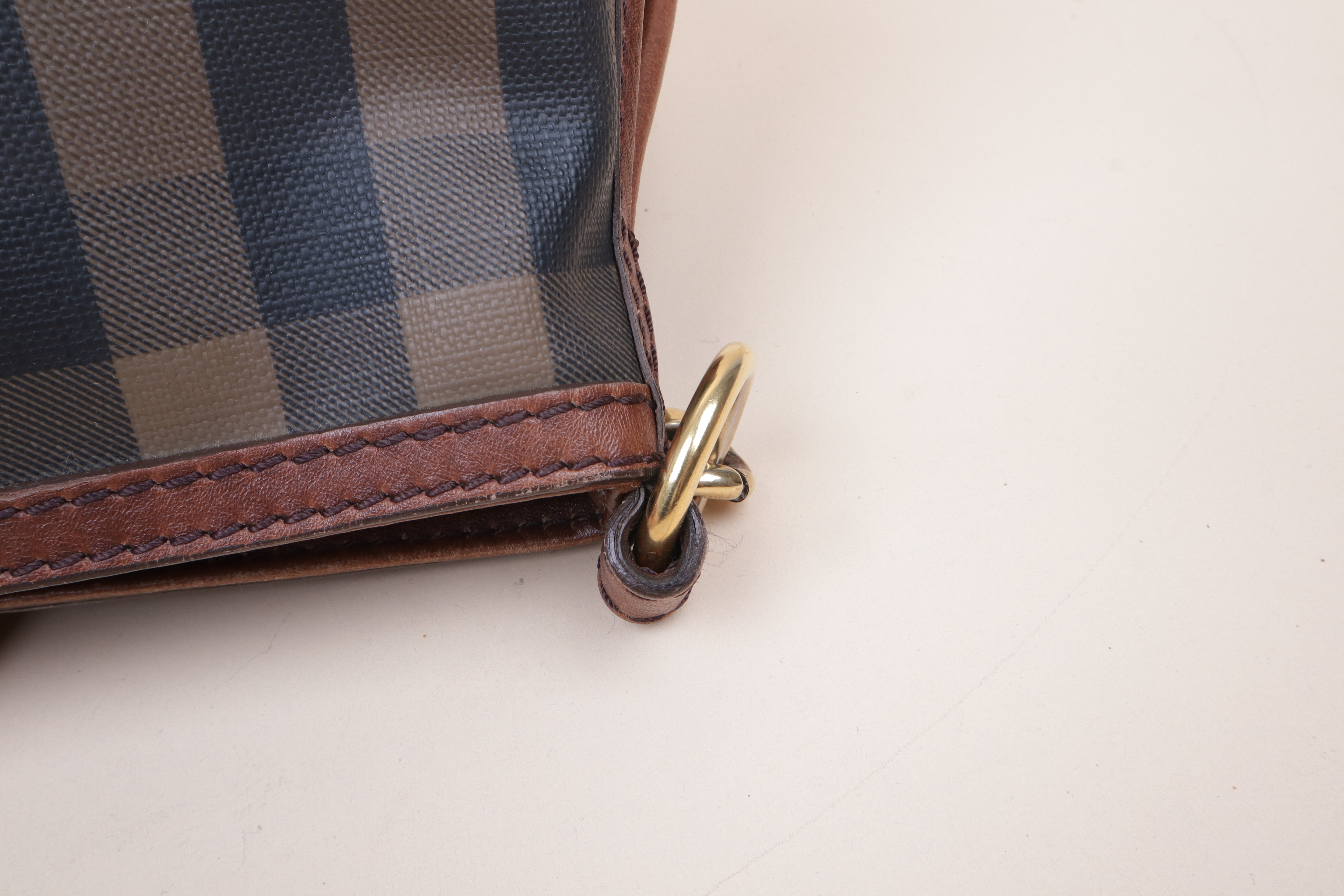 Burberry Smoked Check Shoulder Bag