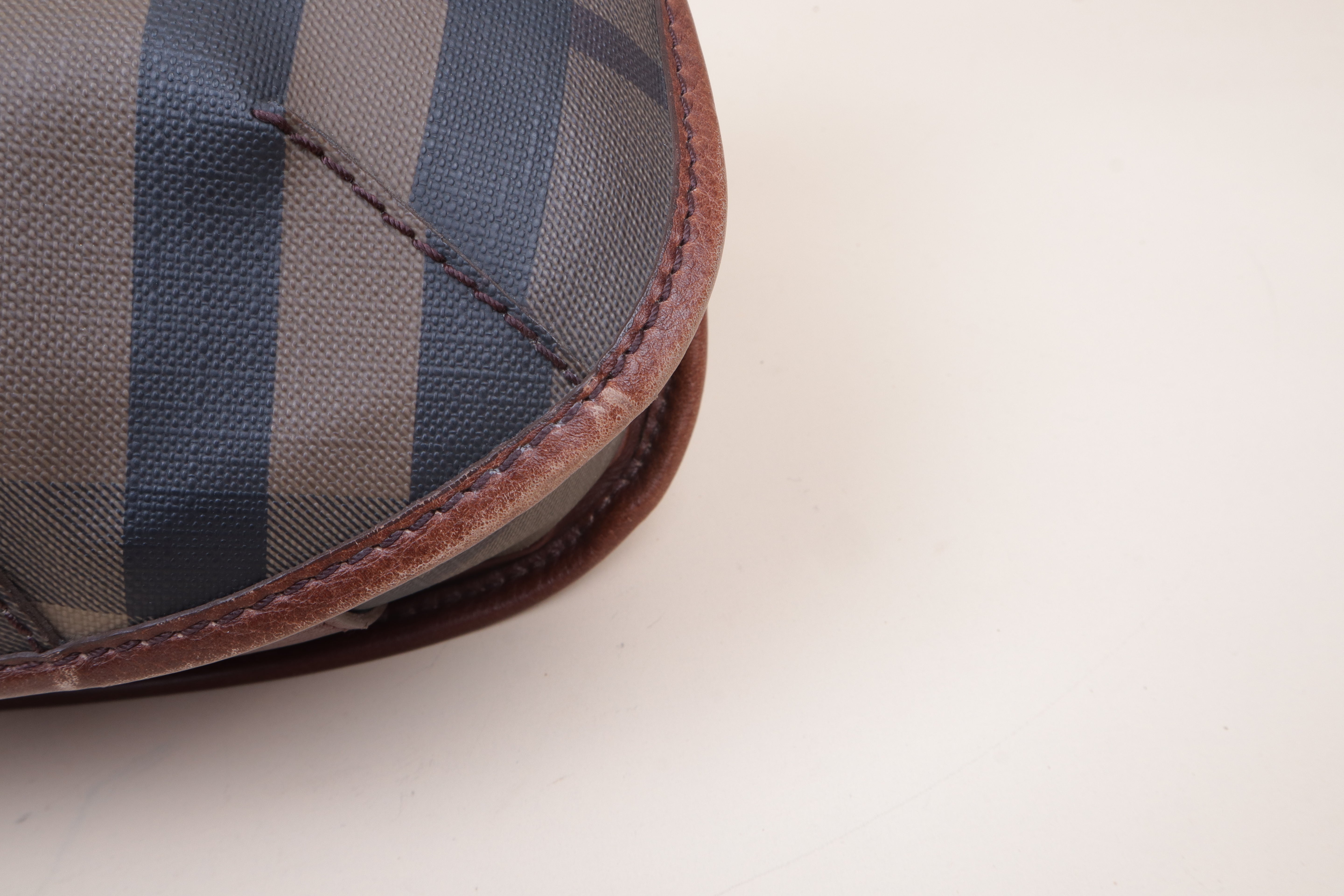 Burberry Smoked Check Shoulder Bag