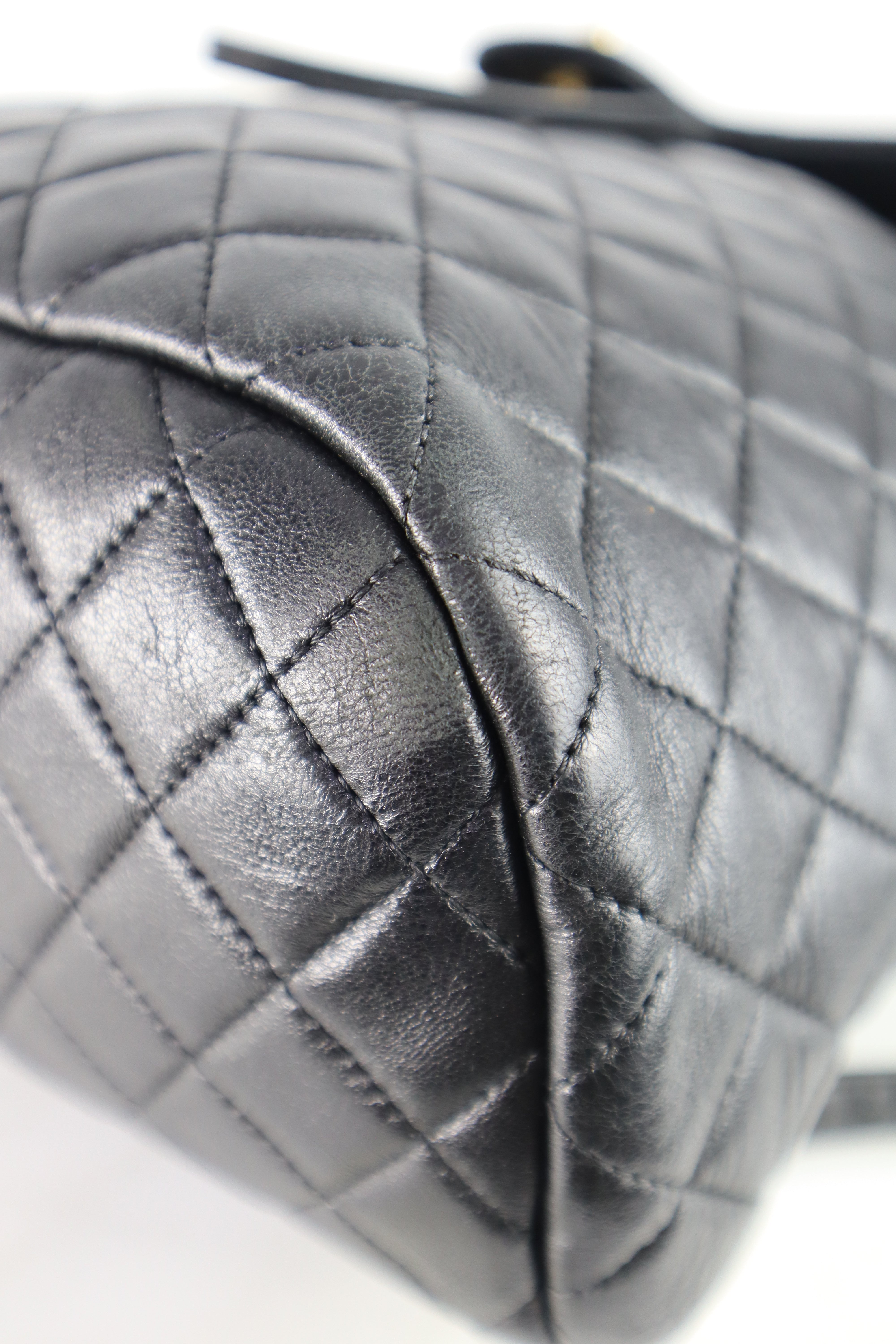 Chanel Black Urban Spirit Large Backpack Adjustable Strap Handbag