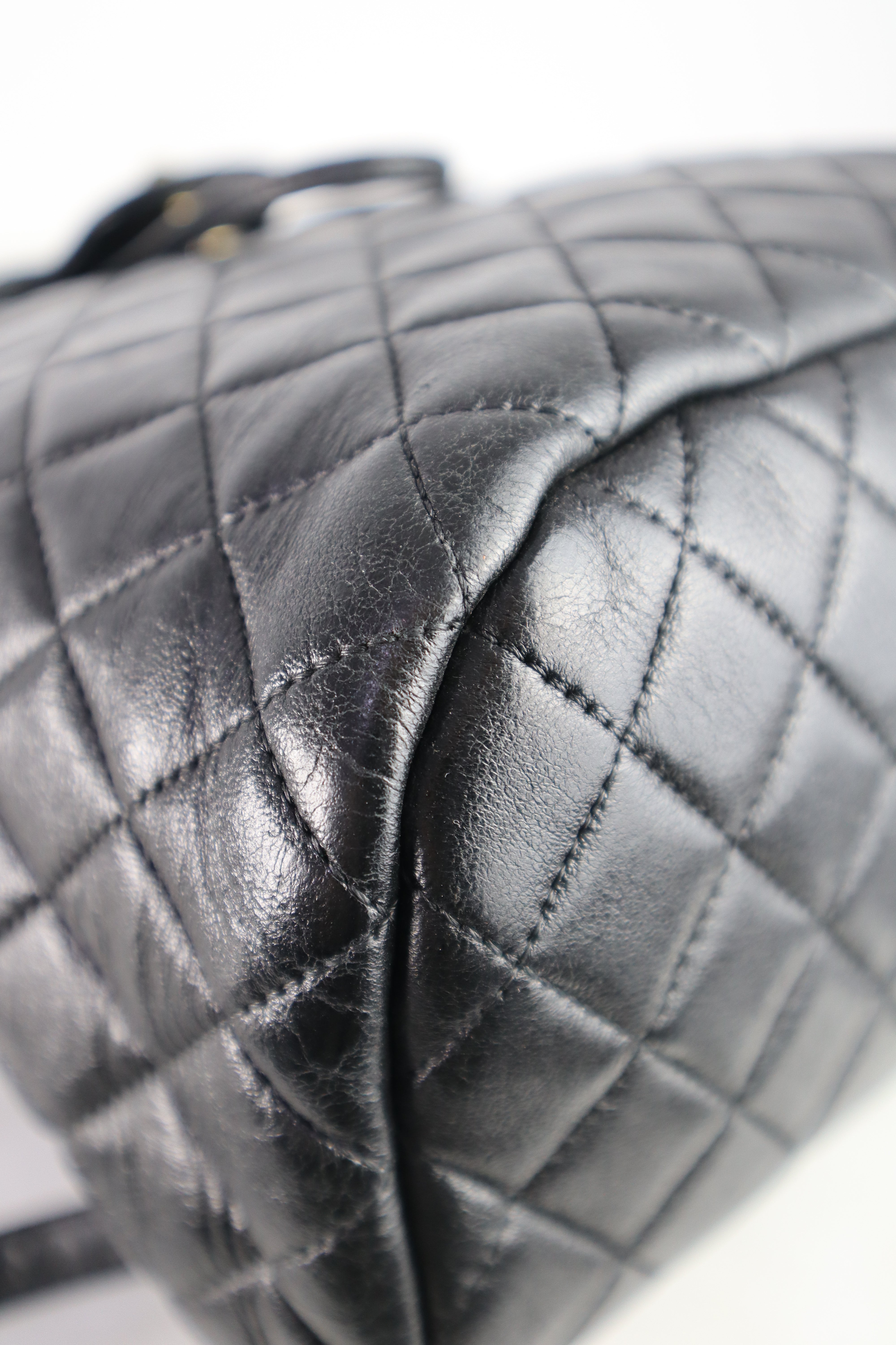 Chanel Black Urban Spirit Large Backpack Adjustable Strap Handbag
