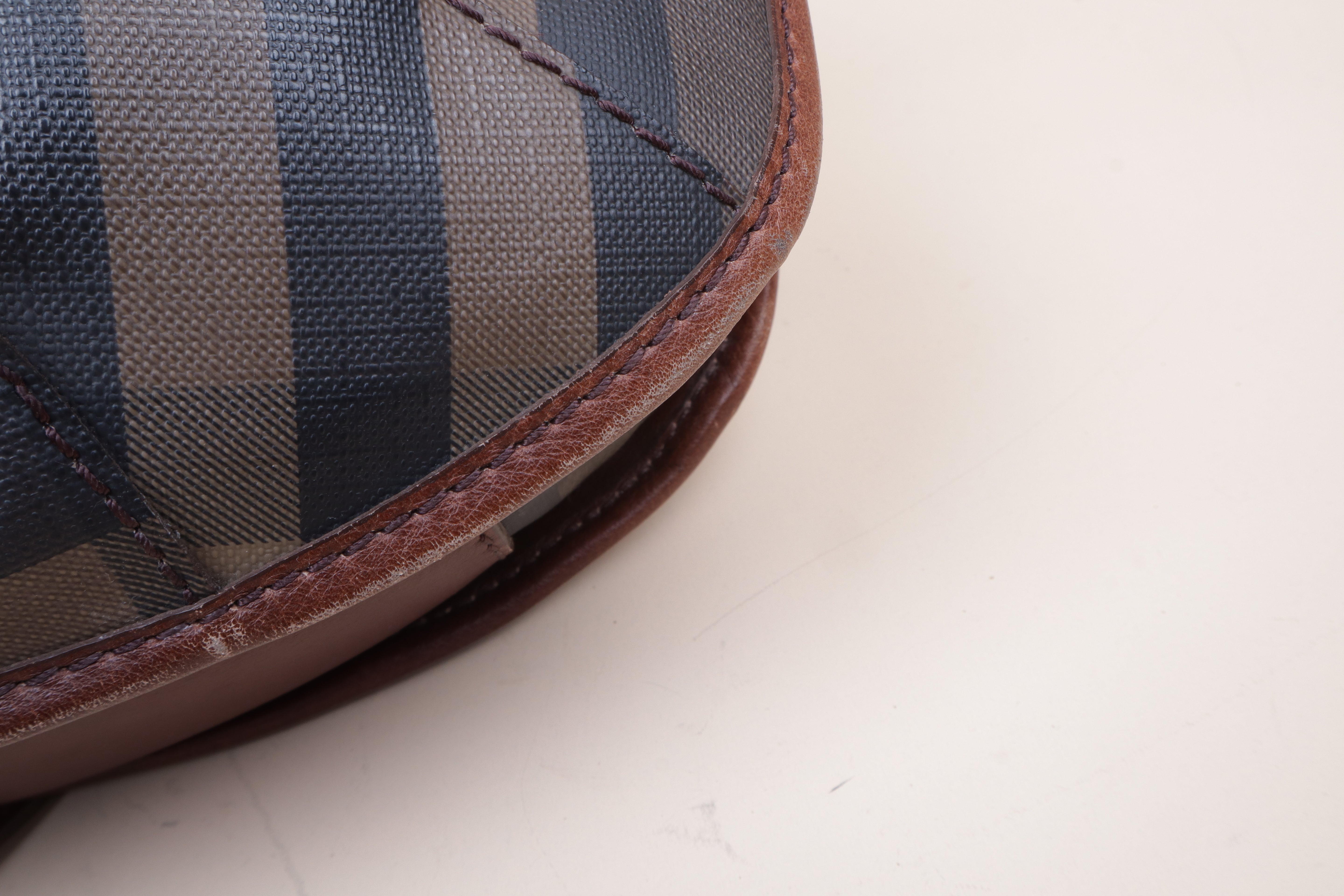 Burberry Smoked Check Shoulder Bag