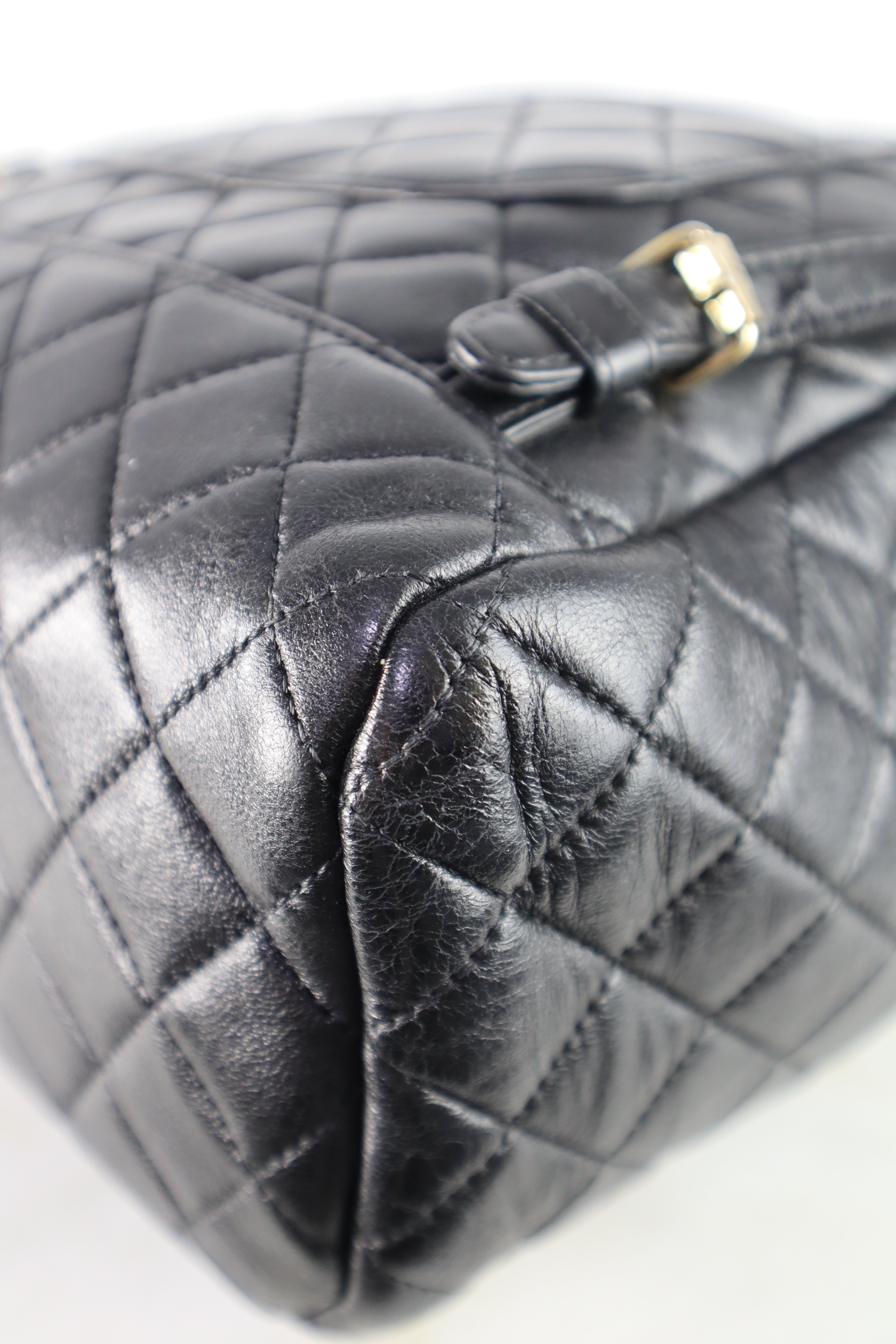 Chanel Black Urban Spirit Large Backpack Adjustable Strap Handbag