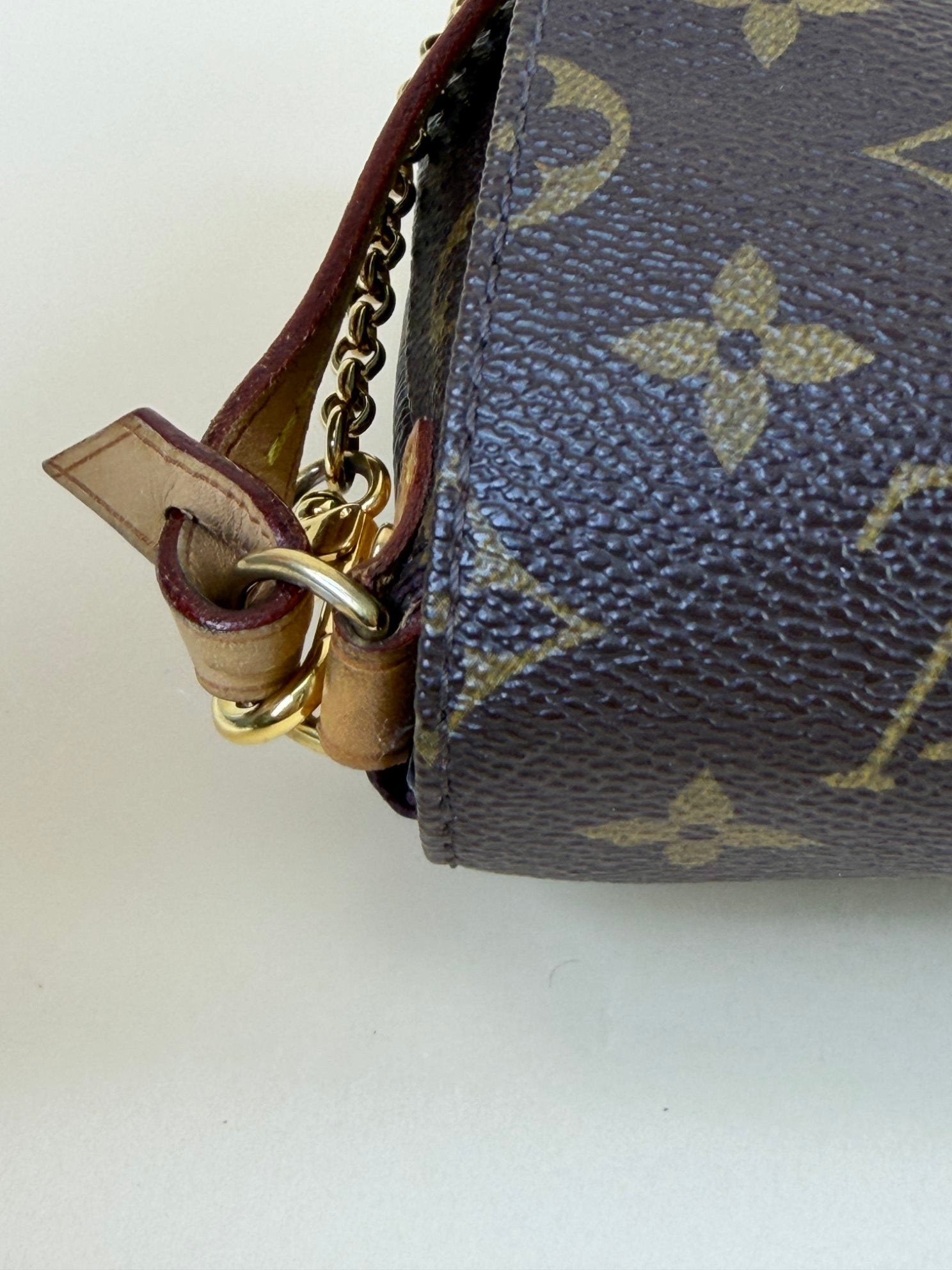 Louis Vuitton Monogram Favorite MM Crossbody Bag with Strap