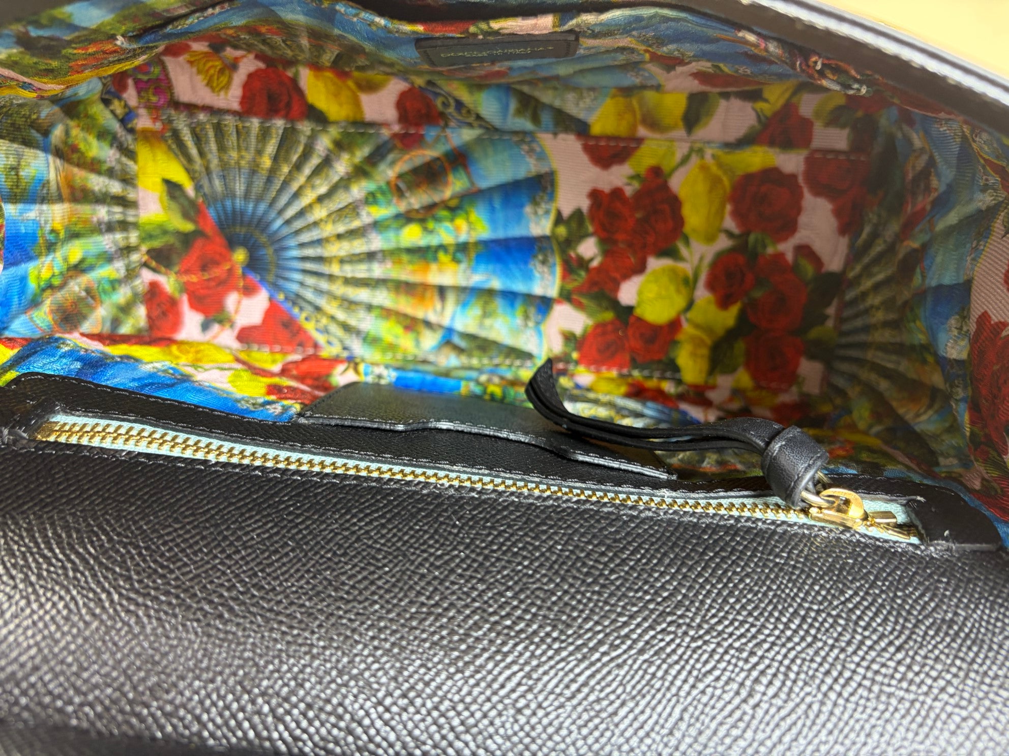 Dolce & Gabbana large green leopard Sicily handbag