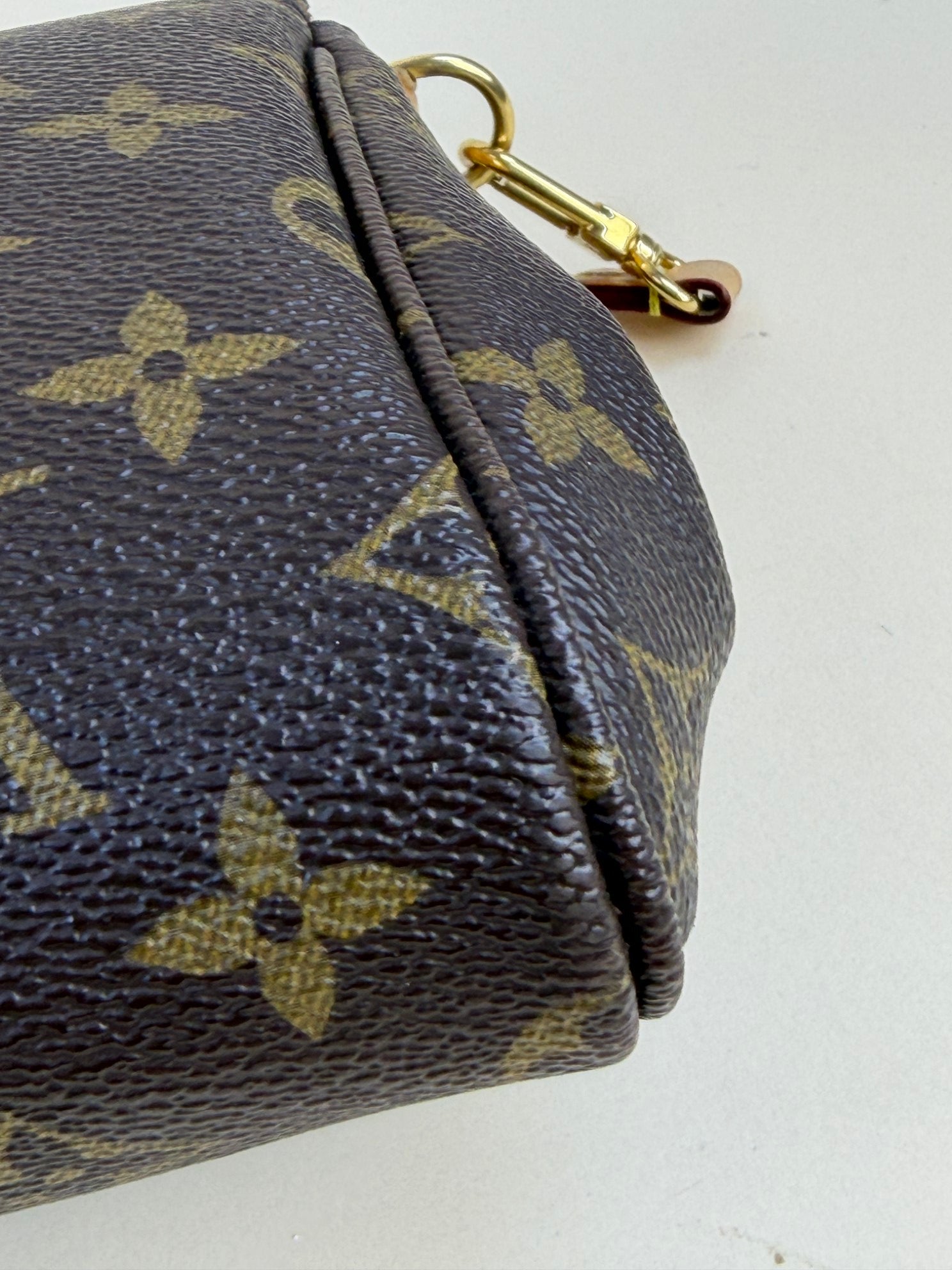 Louis Vuitton Monogram Favorite MM Crossbody Bag with Strap