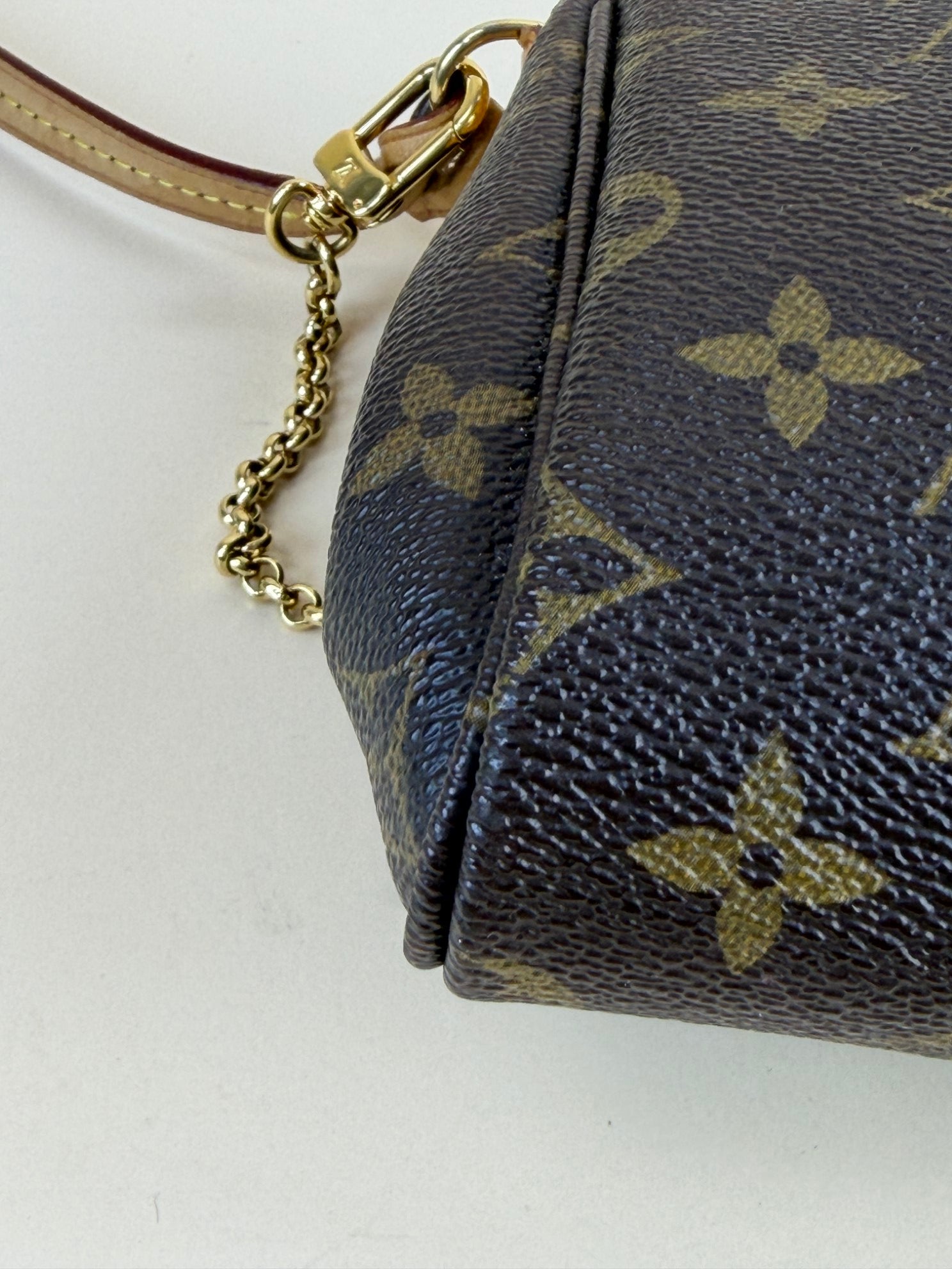 Louis Vuitton Monogram Favorite MM Crossbody Bag with Strap