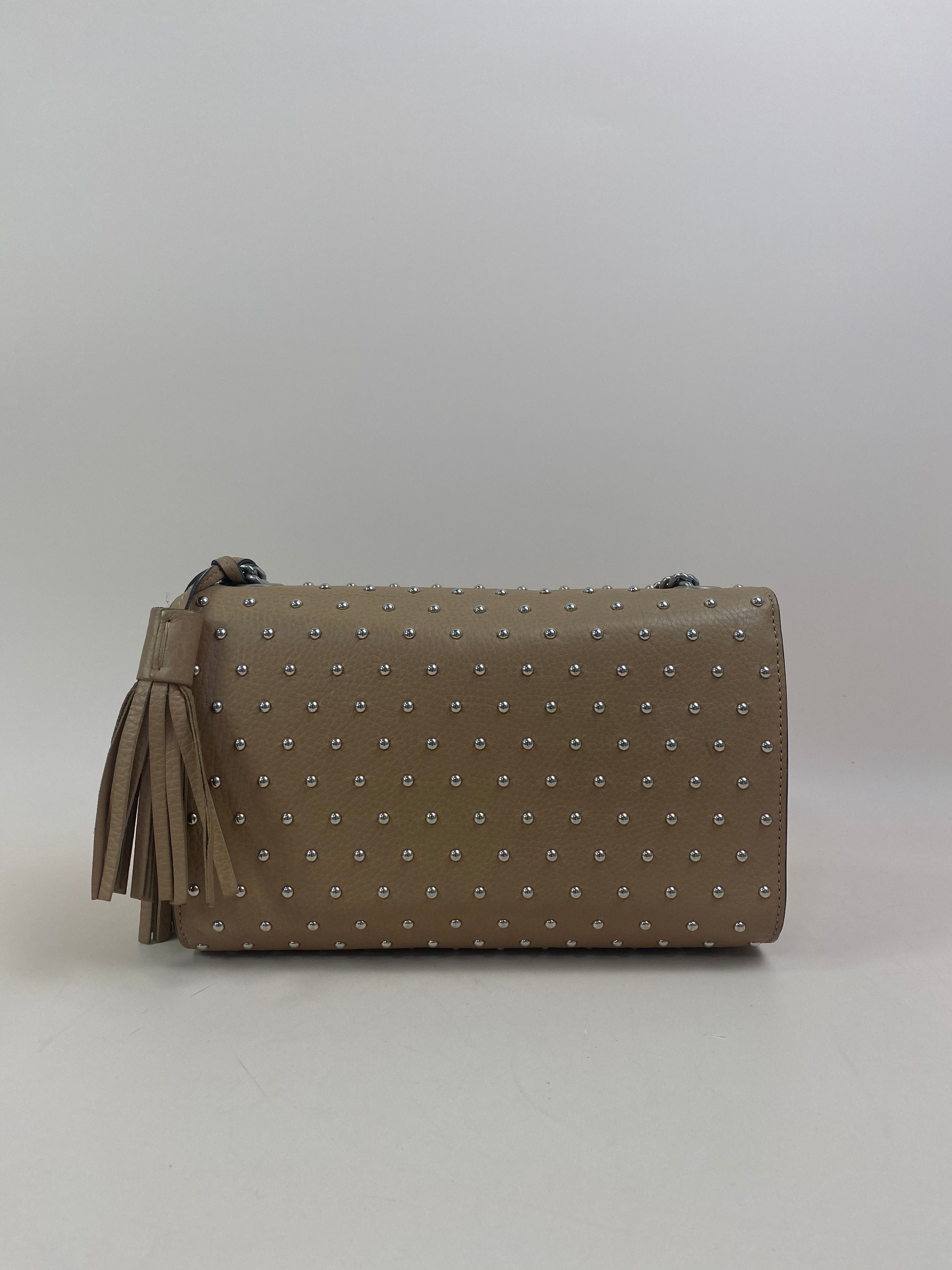 Gucci Beige Bamboo Flap Shoulder Bag