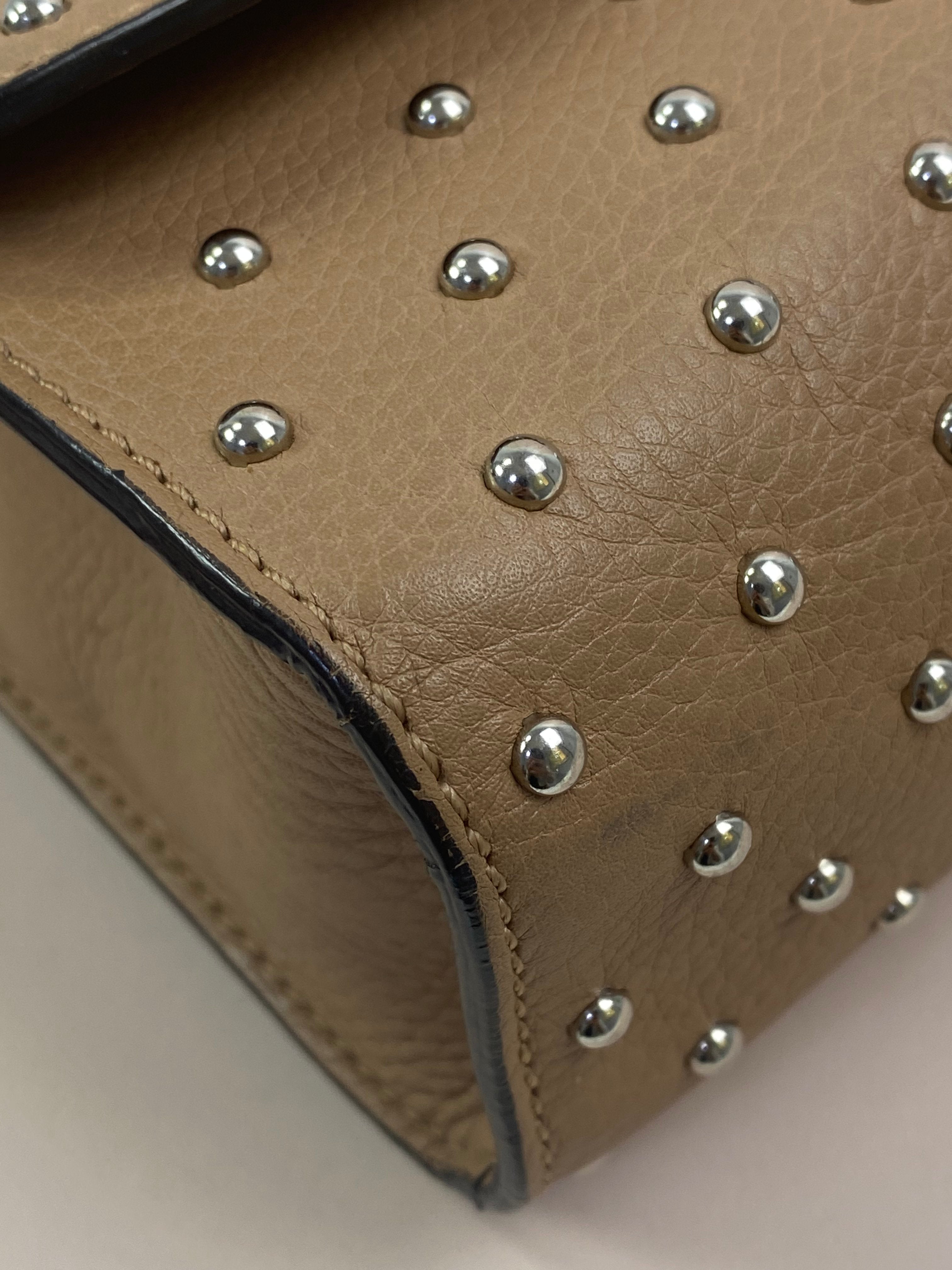 Gucci Beige Bamboo Flap Shoulder Bag