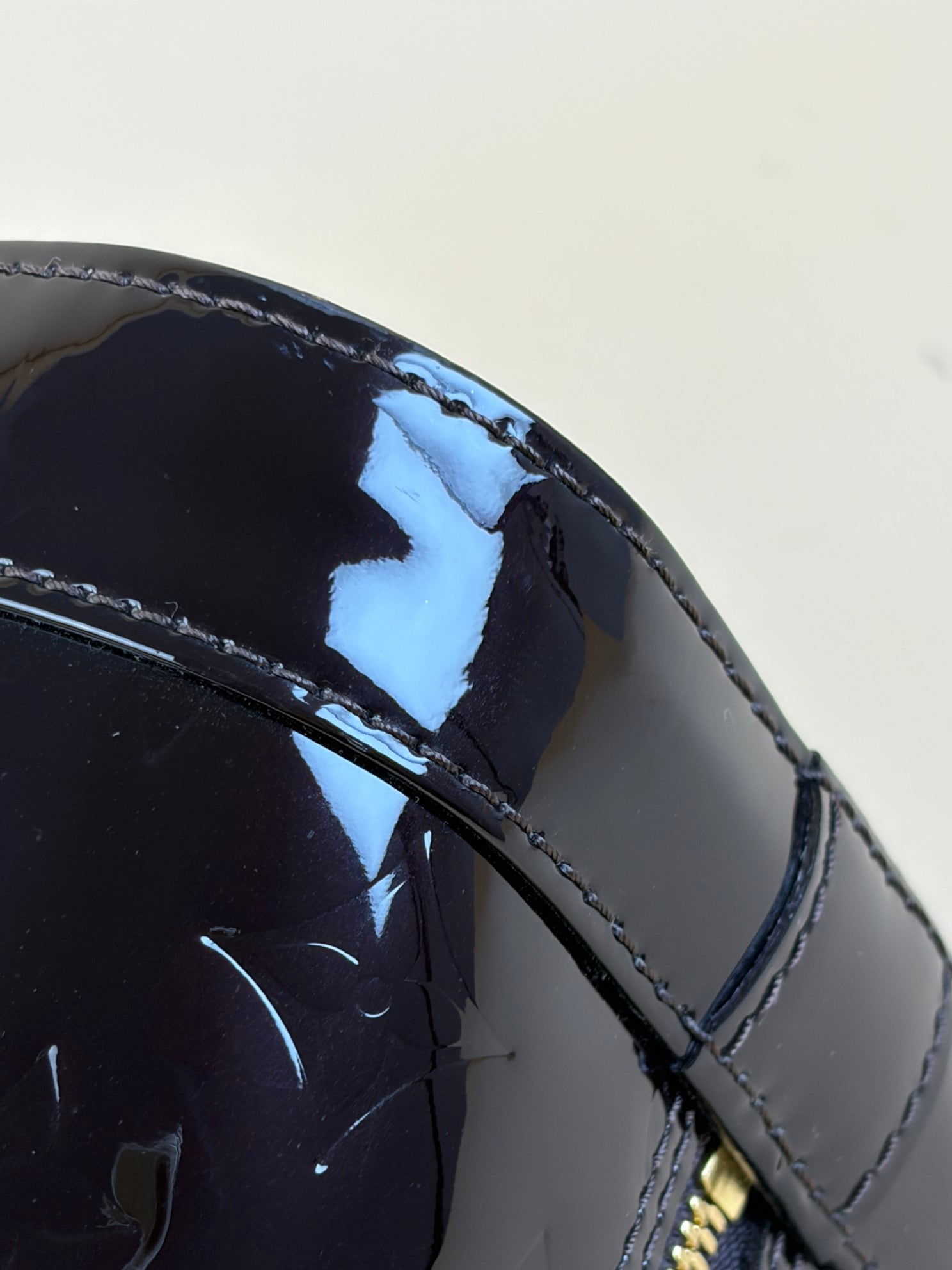 Louis Vuitton Amarante burgundy Monogram Vernis Alma PM Bag