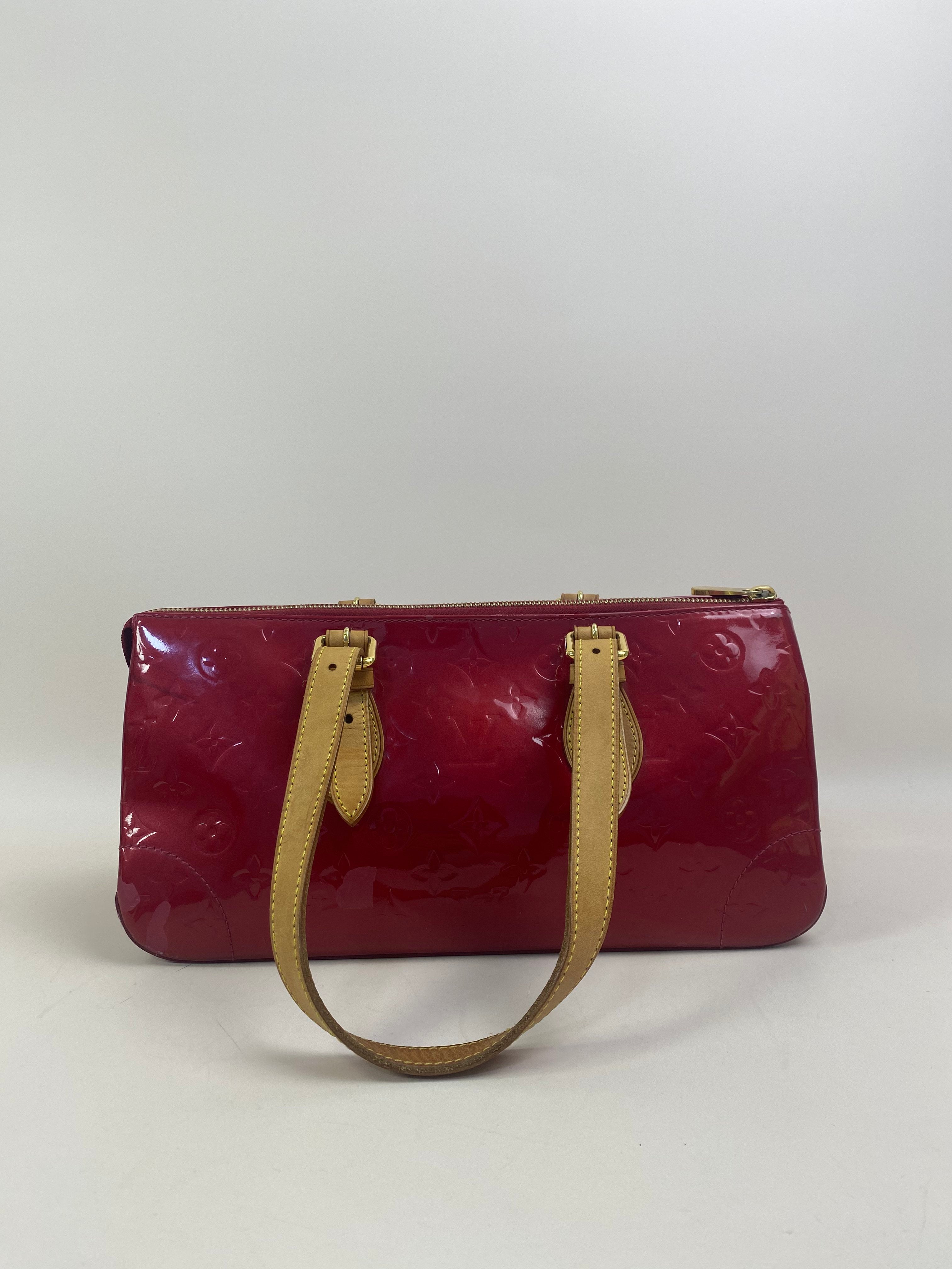 Louis Vuitton Red Monogram Vernis Preloved Bag