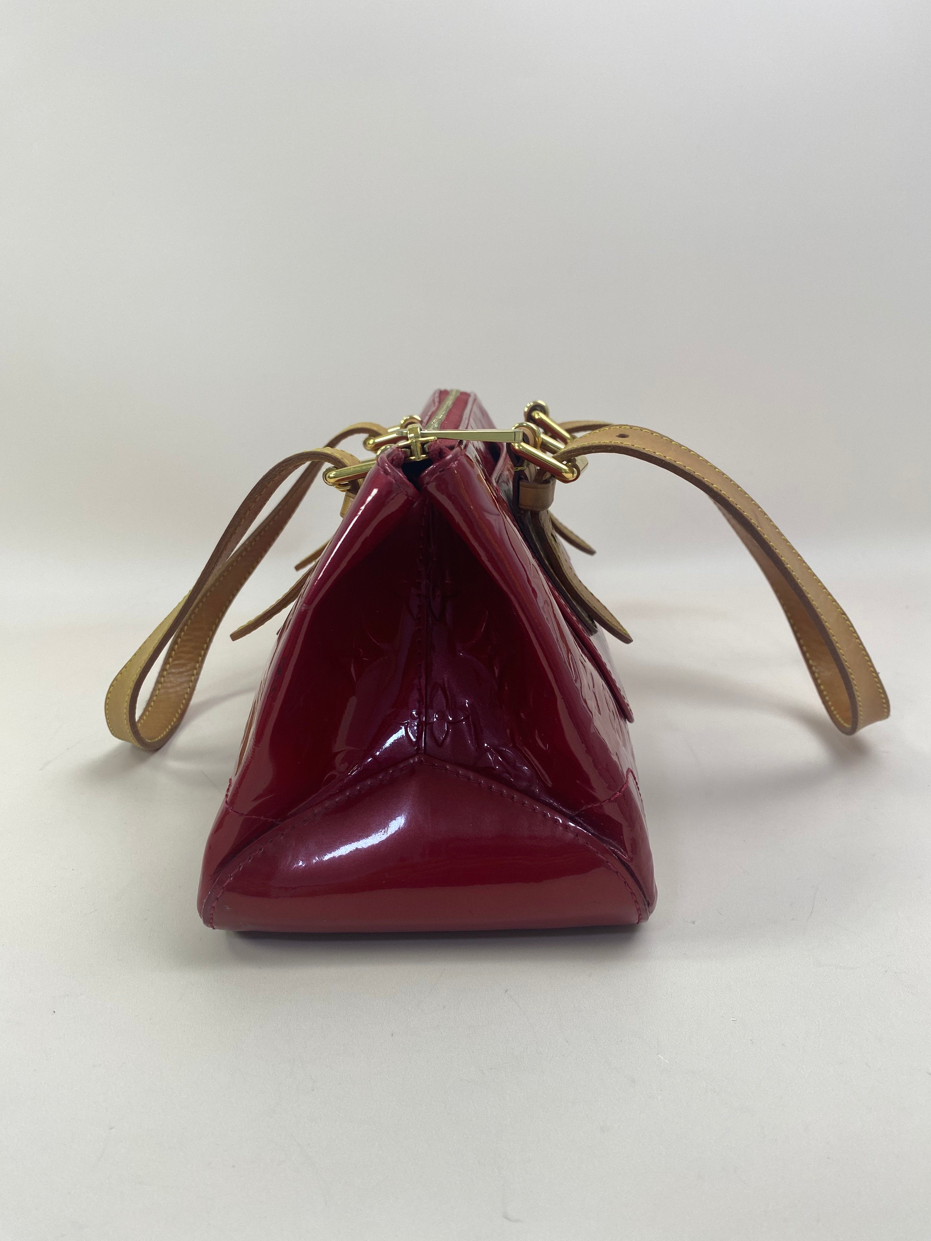 Louis Vuitton Red Monogram Vernis Preloved Bag