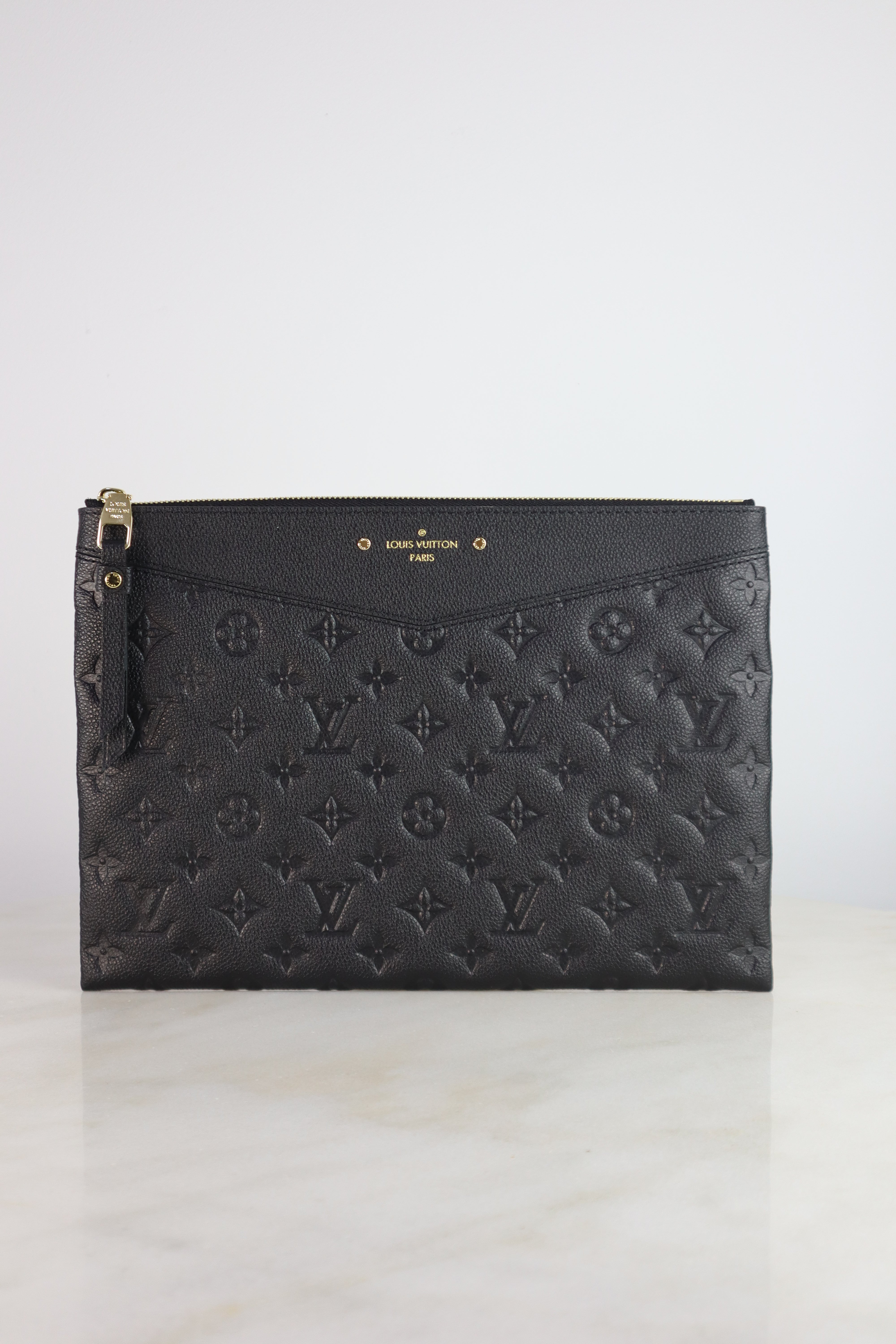 Louis Vuitton Black Monogram Empreinte Daily Pouch