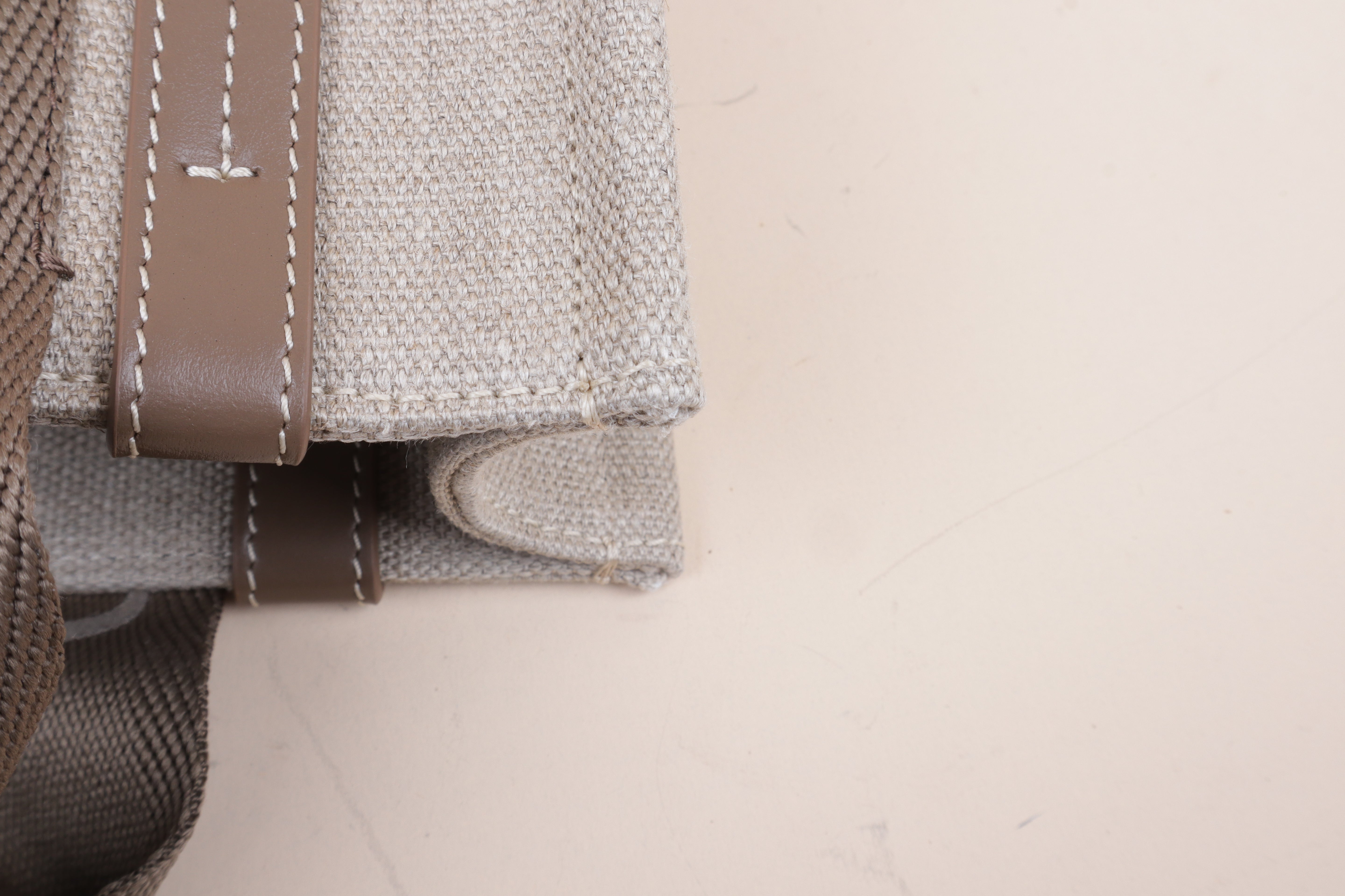 Chloe Bicolor Woody Small Bag with Strap