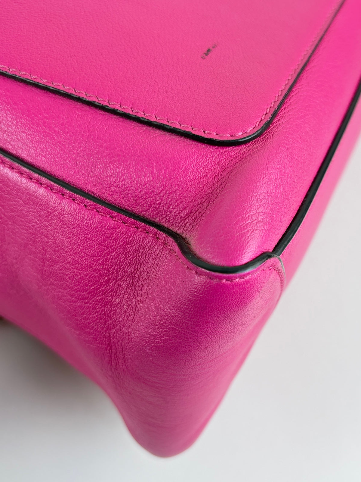 Chloe fushia leather small Faye