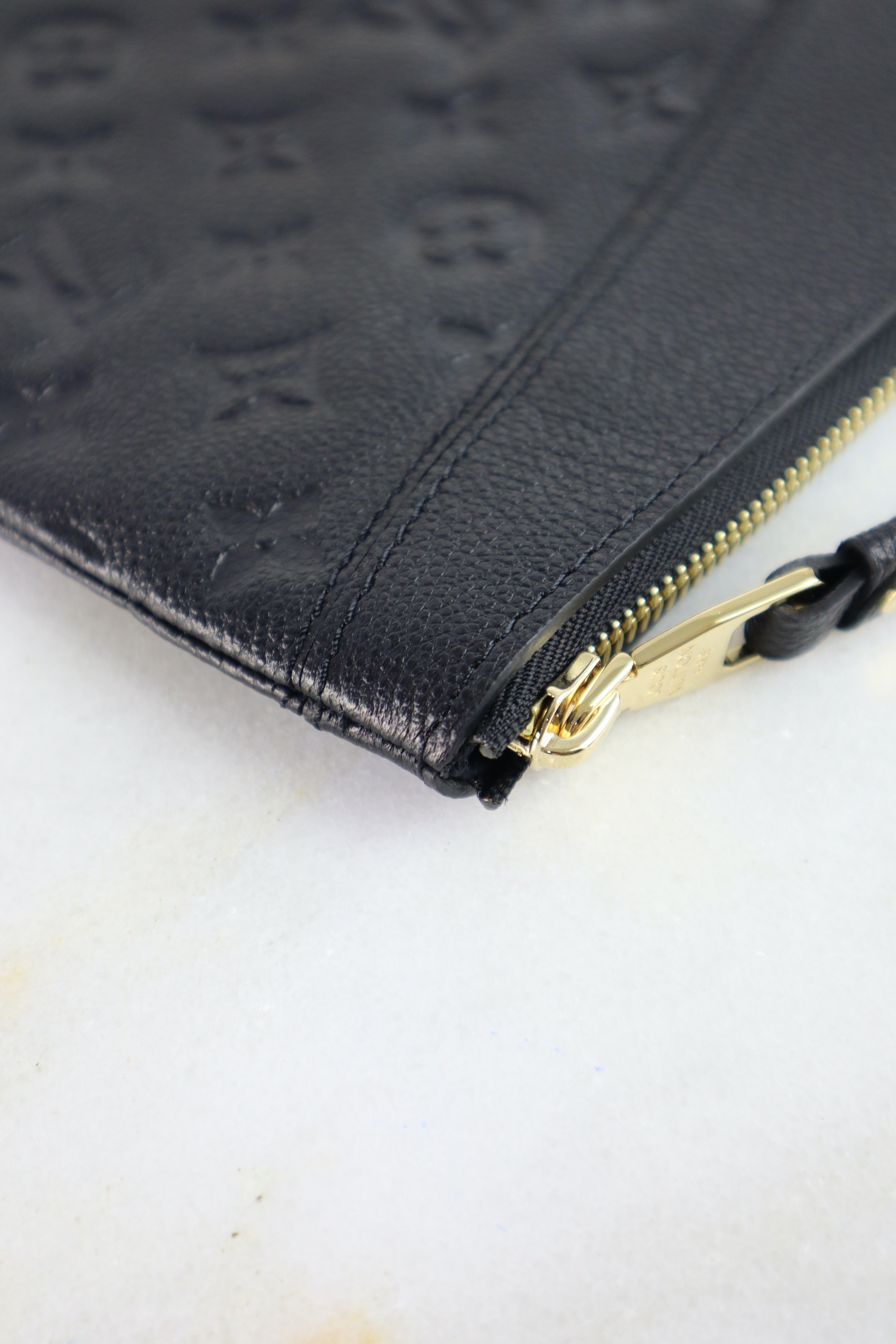 Louis Vuitton Black Monogram Empreinte Daily Pouch