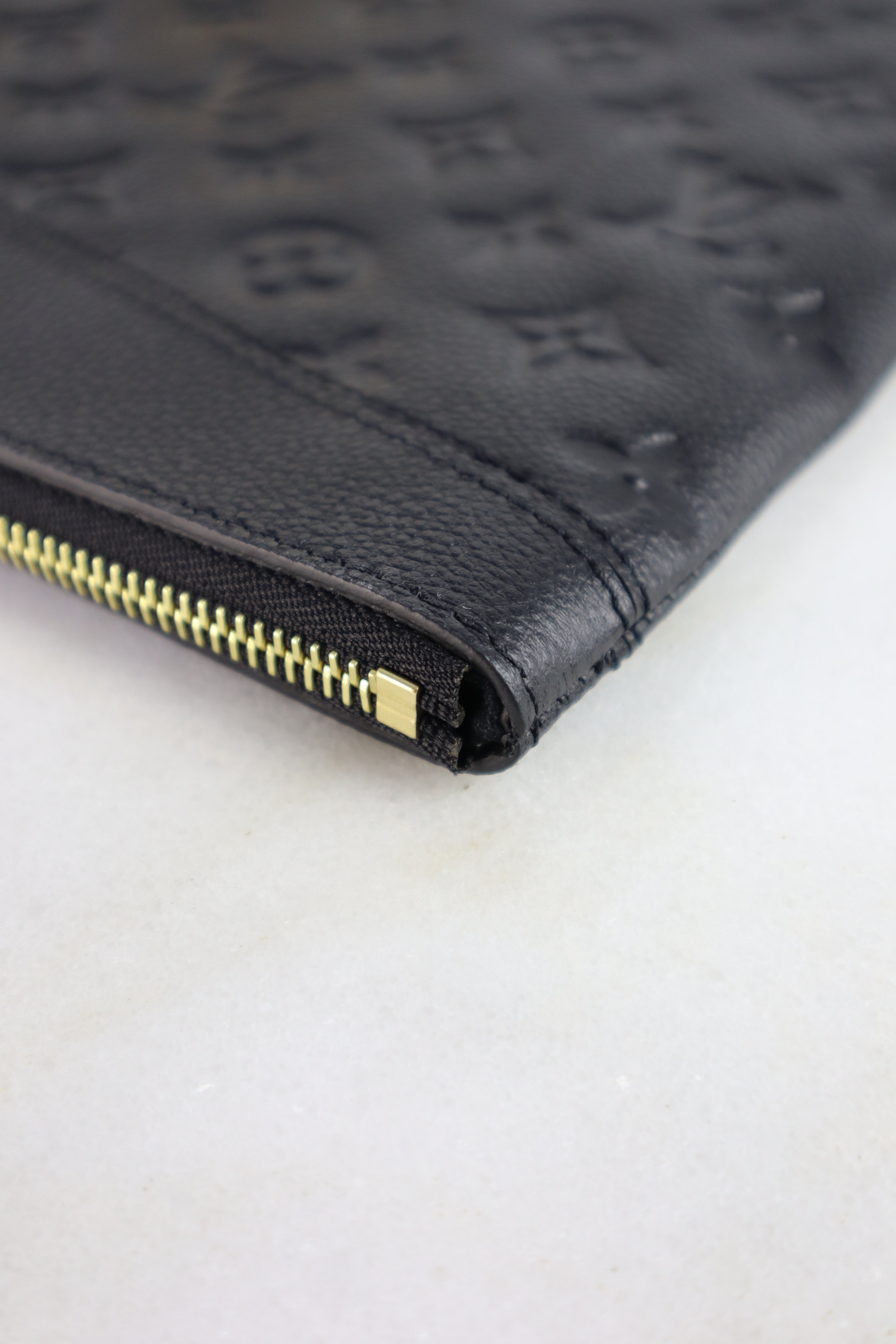 Louis Vuitton Black Monogram Empreinte Daily Pouch