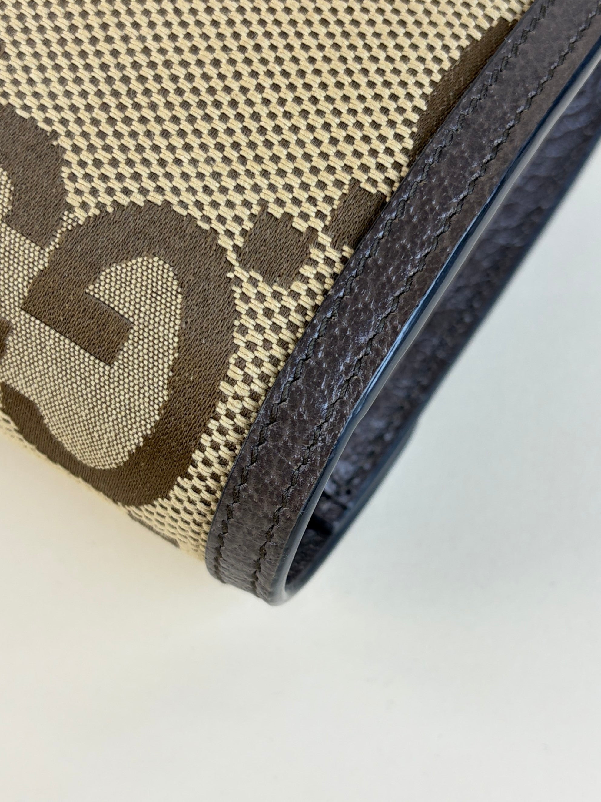 Gucci Tricolor Monogram GG Jumbo Dionysus Mini Chain Wallet