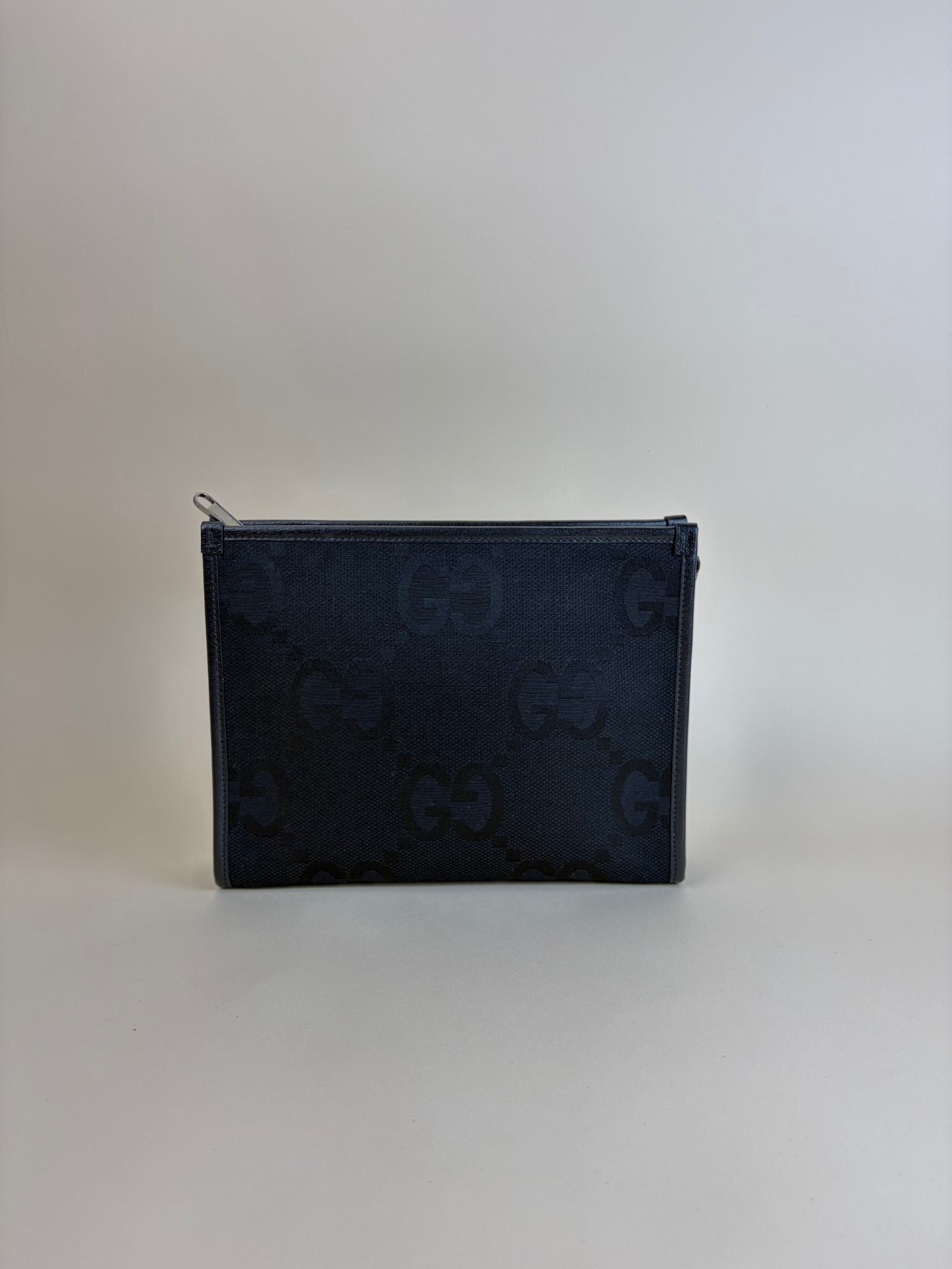 Gucci Black Jumbo GG Pouch