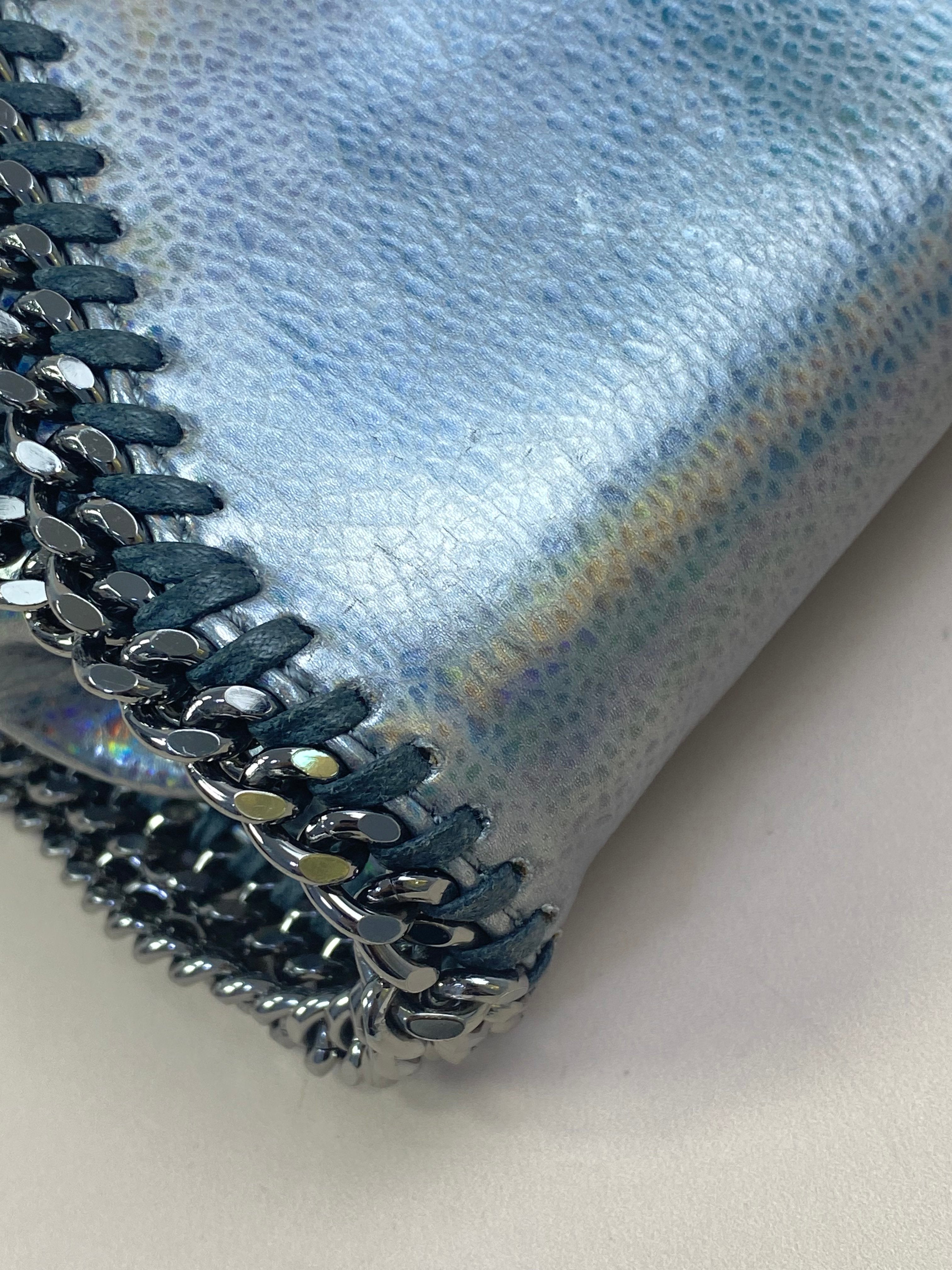 Stella Mccartney Silver Falabella Chains Crossbody Bag-handbag-Stella Mccartney-The Closet Egypt