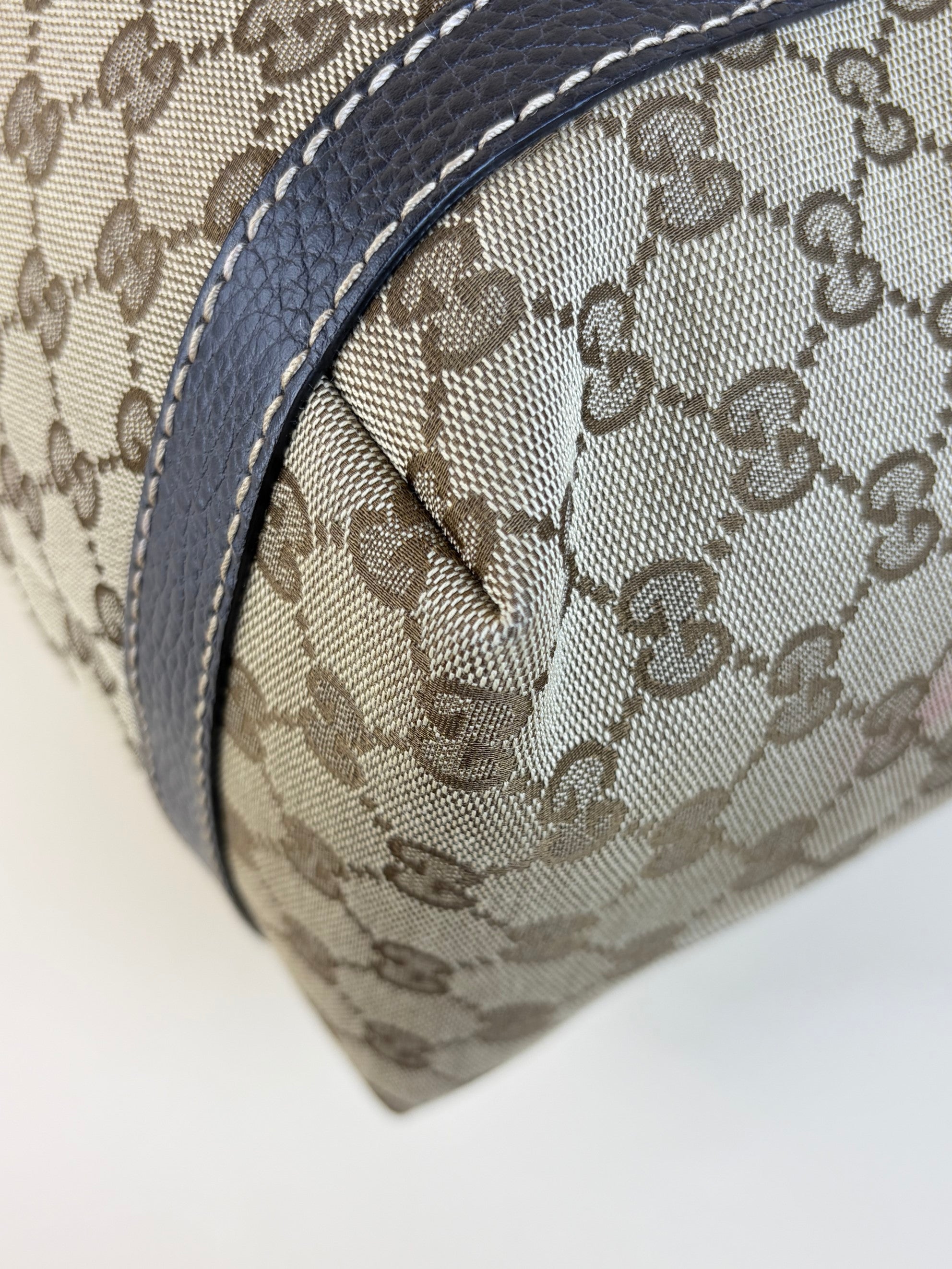 Gucci Tricolor GG Monogram New Ladies Web Tote Bag