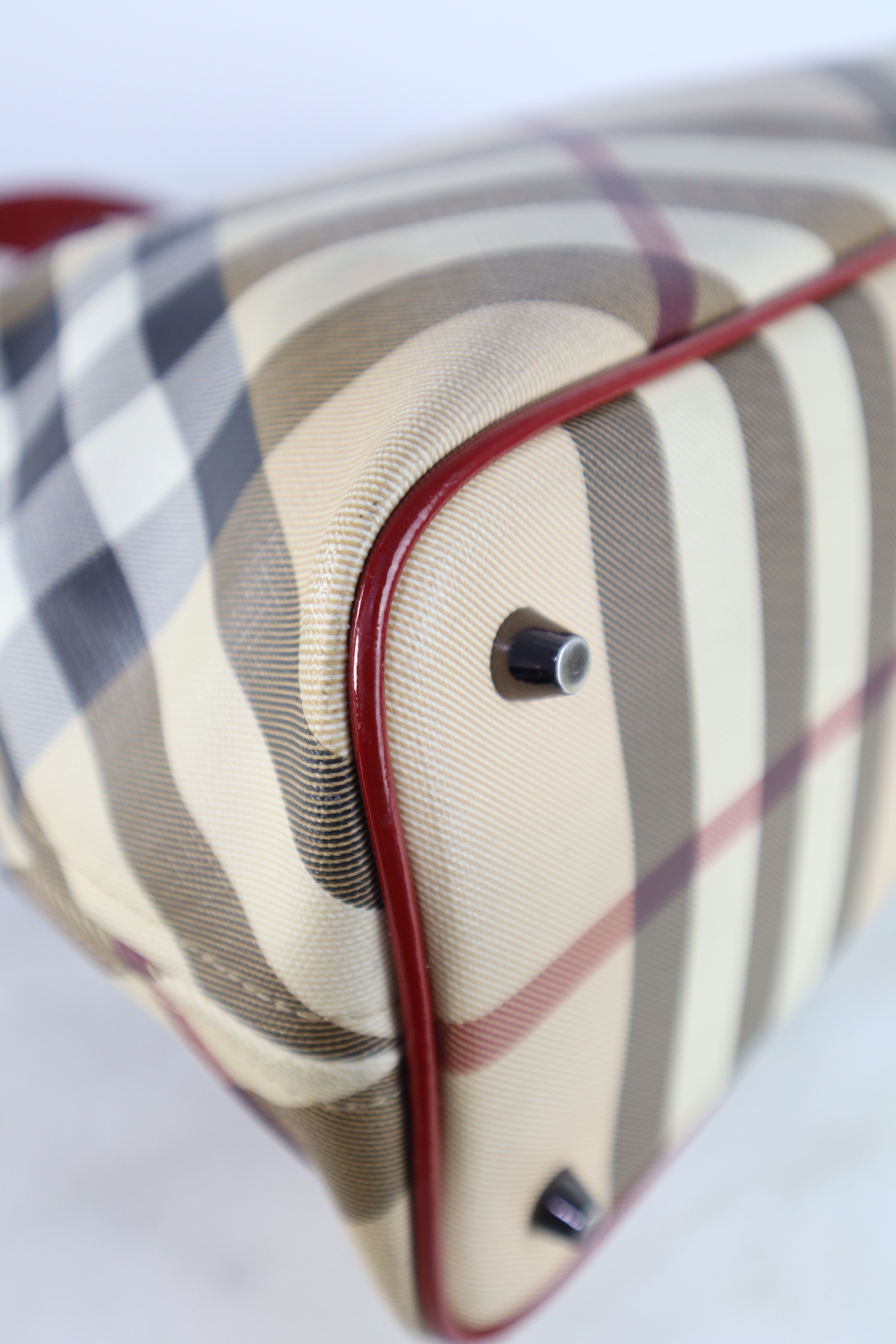 Burberry Red Supernova Regent Tote Bag