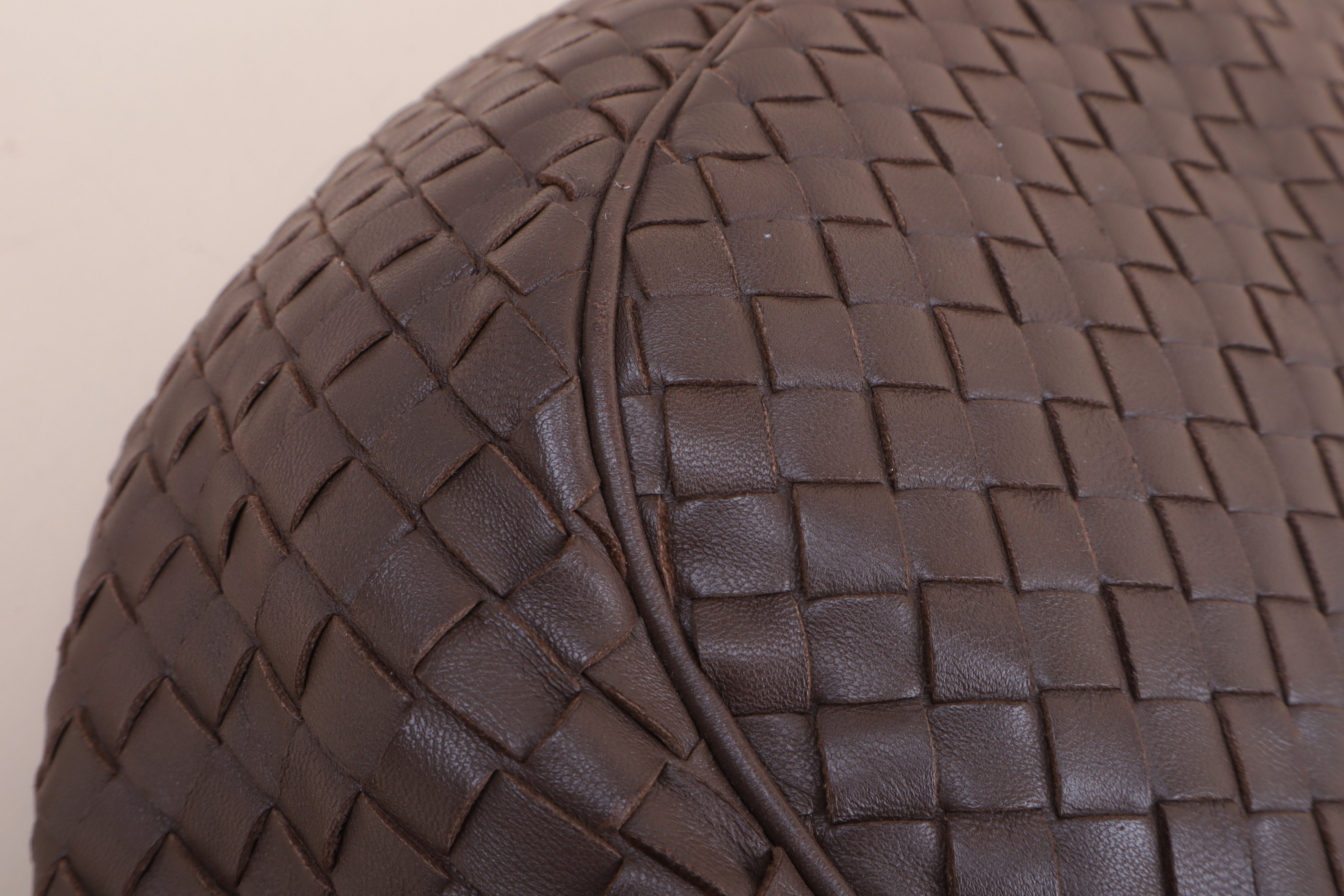 Bottega Veneta Brown Intrecciato Flap Messenger Small Crossbody Bag
