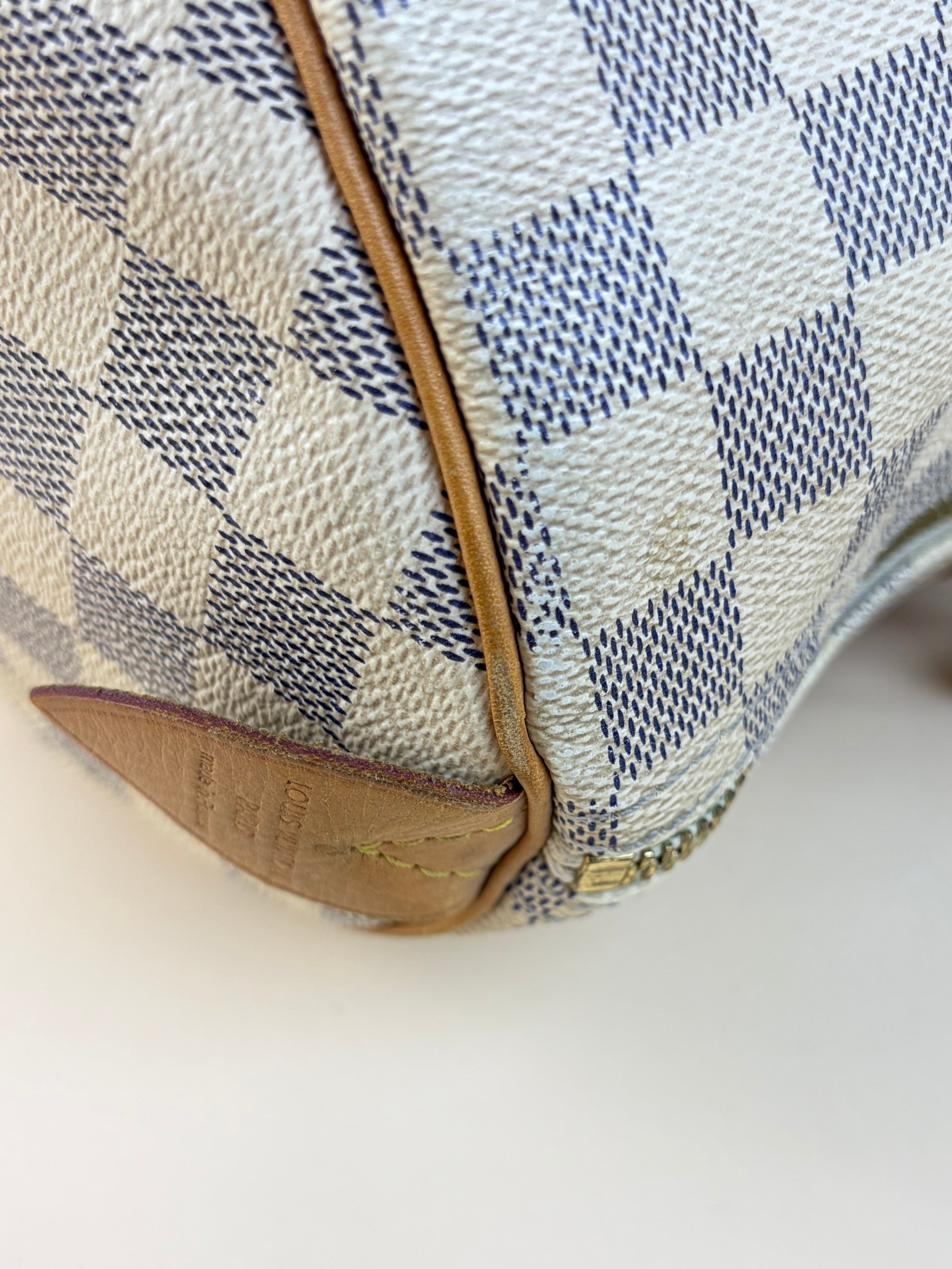 Louis Vuitton Damier Azur Speedy 35 Bag