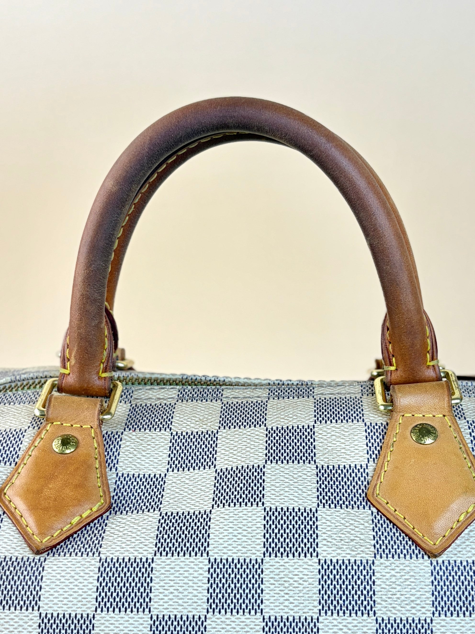 Louis Vuitton Damier Azur Speedy 35 Bag