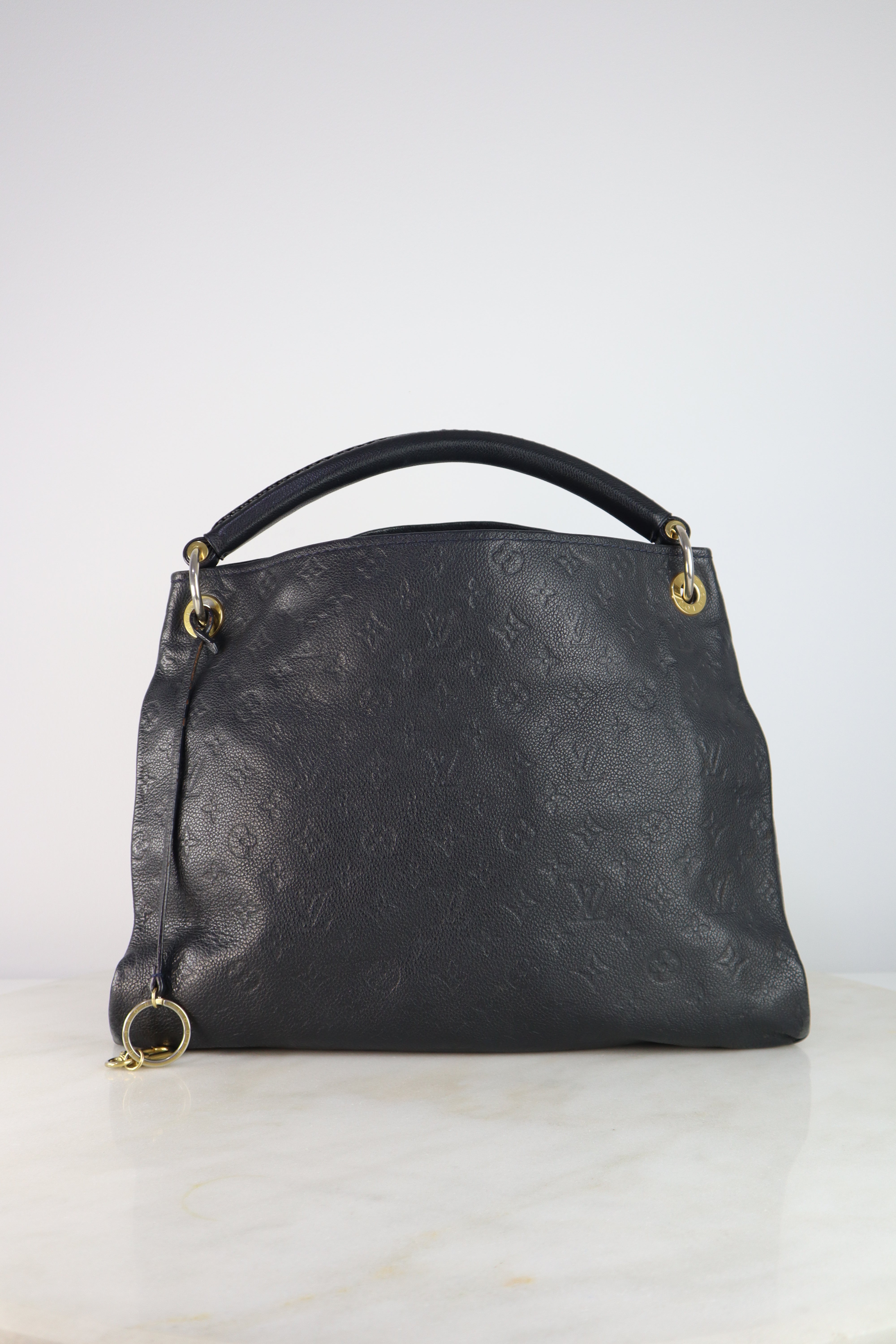 Louis Vuitton Dark Blue Monogram Empreinte Artsy MM Shoulder Bag